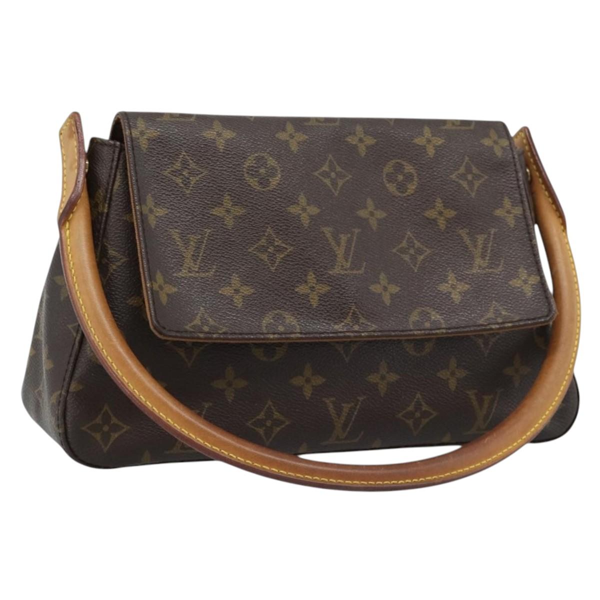 LOUIS VUITTON Monogram Mini Looping Shoulder Bag M51147 LV Auth 185593A