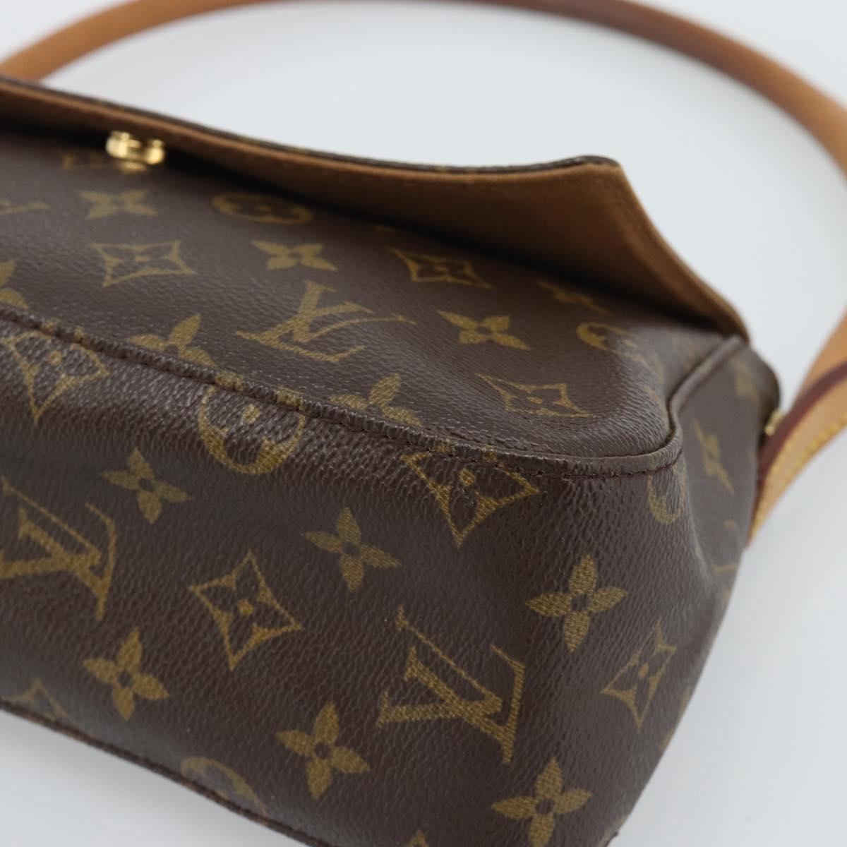 LOUIS VUITTON Monogram Mini Looping Shoulder Bag M51147 LV Auth 185593A