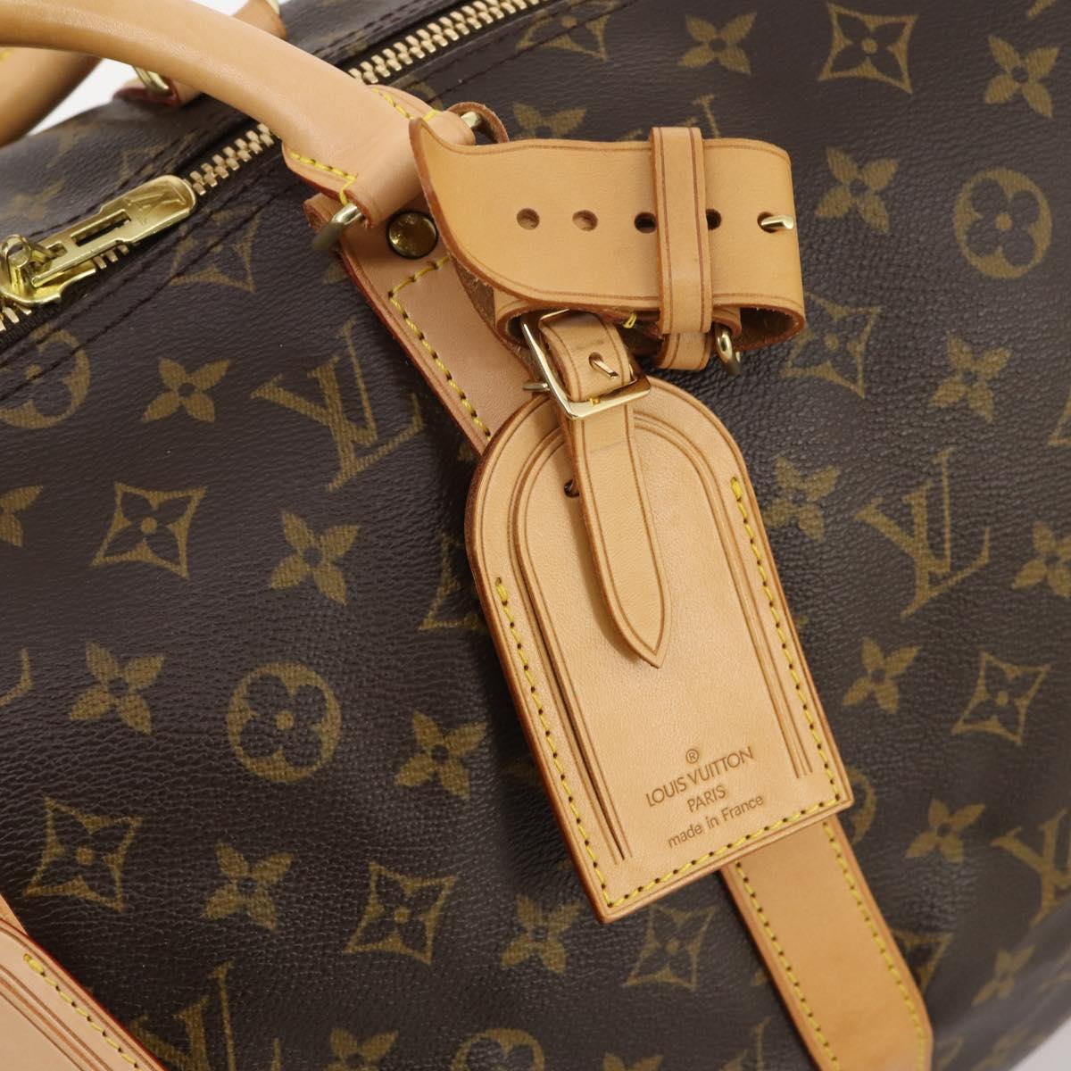 LOUIS VUITTON Monogram Keepall 50 Boston Bag M41426 LV Auth 185599SAM