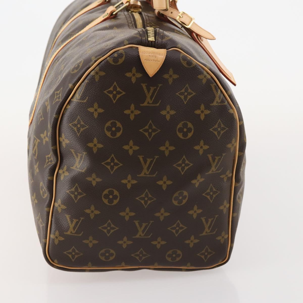 LOUIS VUITTON Monogram Keepall 50 Boston Bag M41426 LV Auth 185599SAM