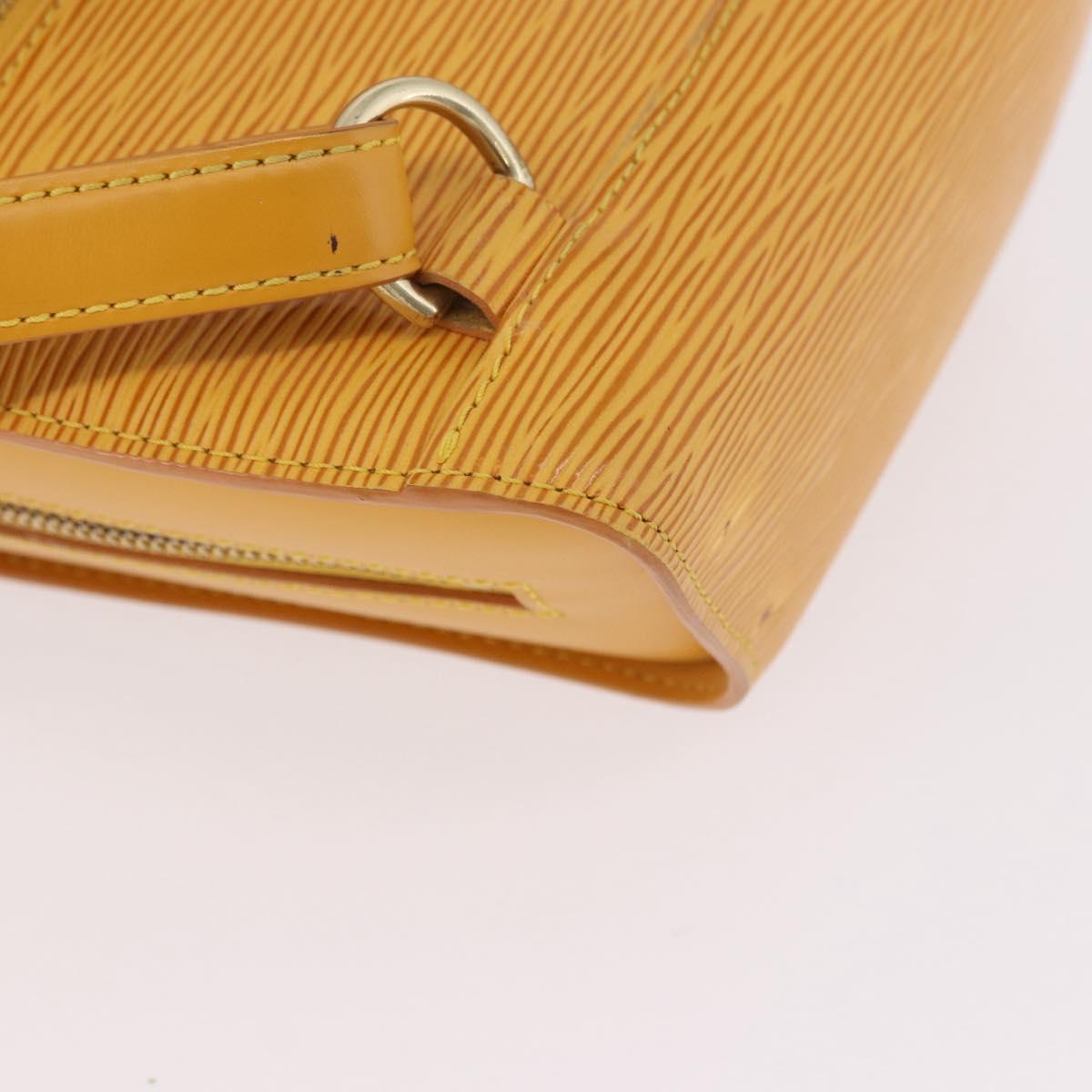 LOUIS VUITTON Epi Mabillon Backpack Yellow M52239 LV Auth 185616A