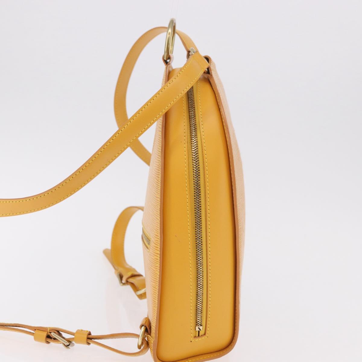 LOUIS VUITTON Epi Mabillon Backpack Yellow M52239 LV Auth 185616A