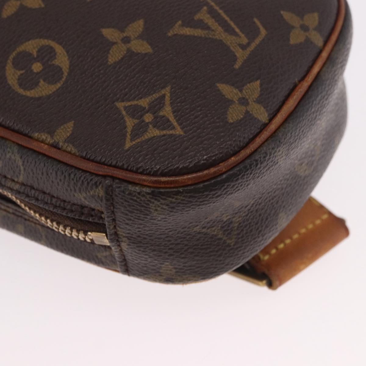 LOUIS VUITTON Monogram Pochette Gange Shoulder Bag M51870 LV Auth 185622