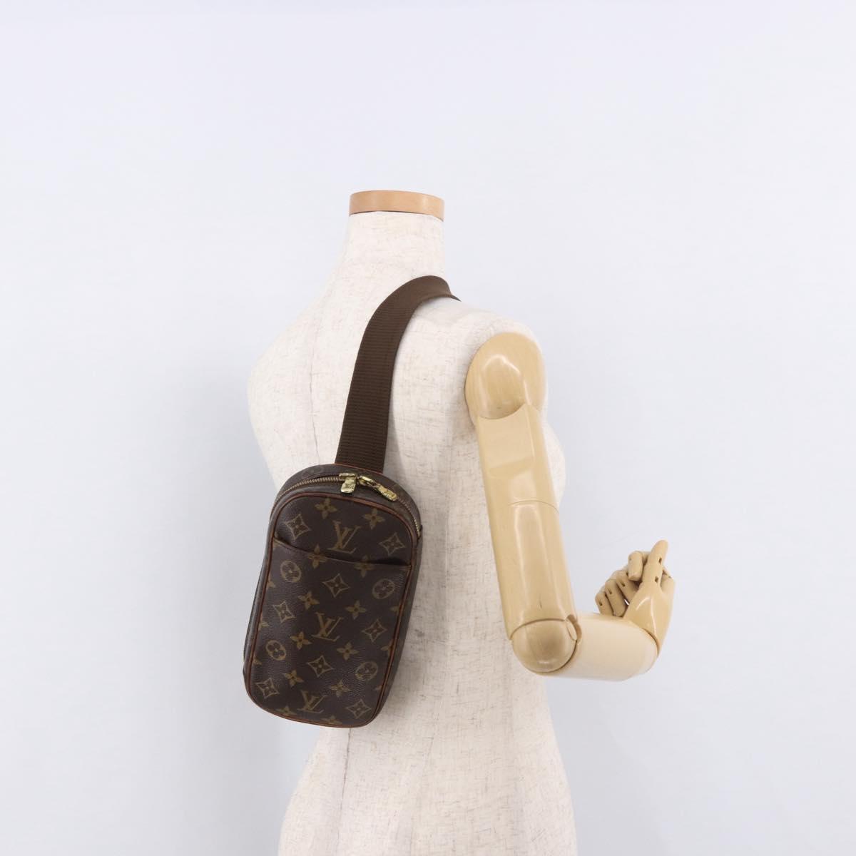 LOUIS VUITTON Monogram Pochette Gange Shoulder Bag M51870 LV Auth 185622