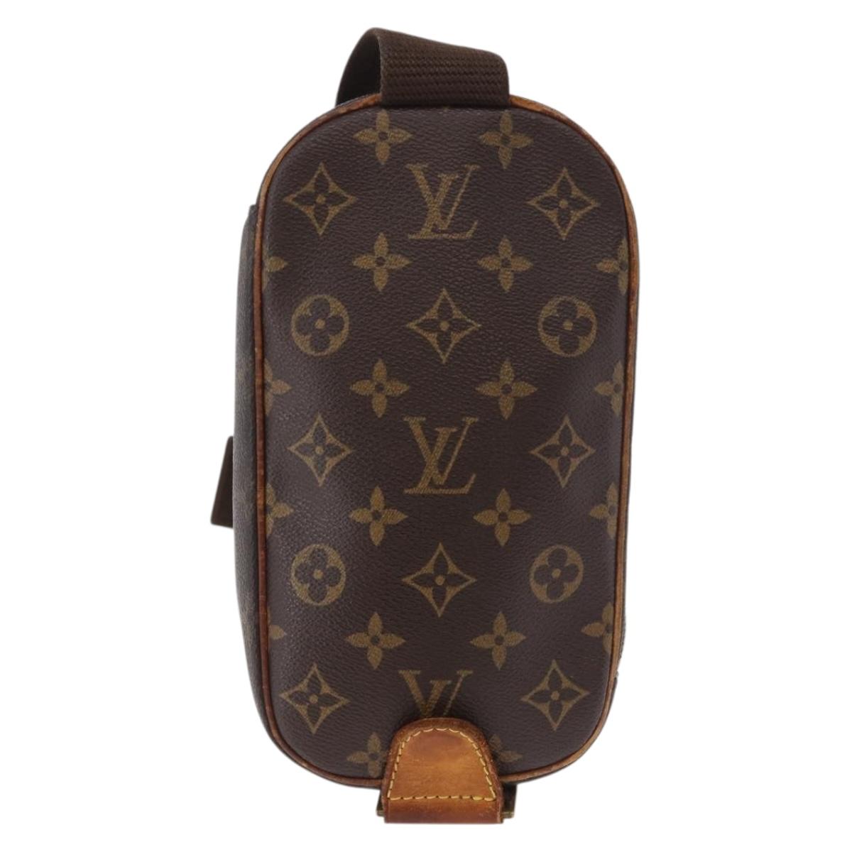 LOUIS VUITTON Monogram Pochette Gange Shoulder Bag M51870 LV Auth 185622