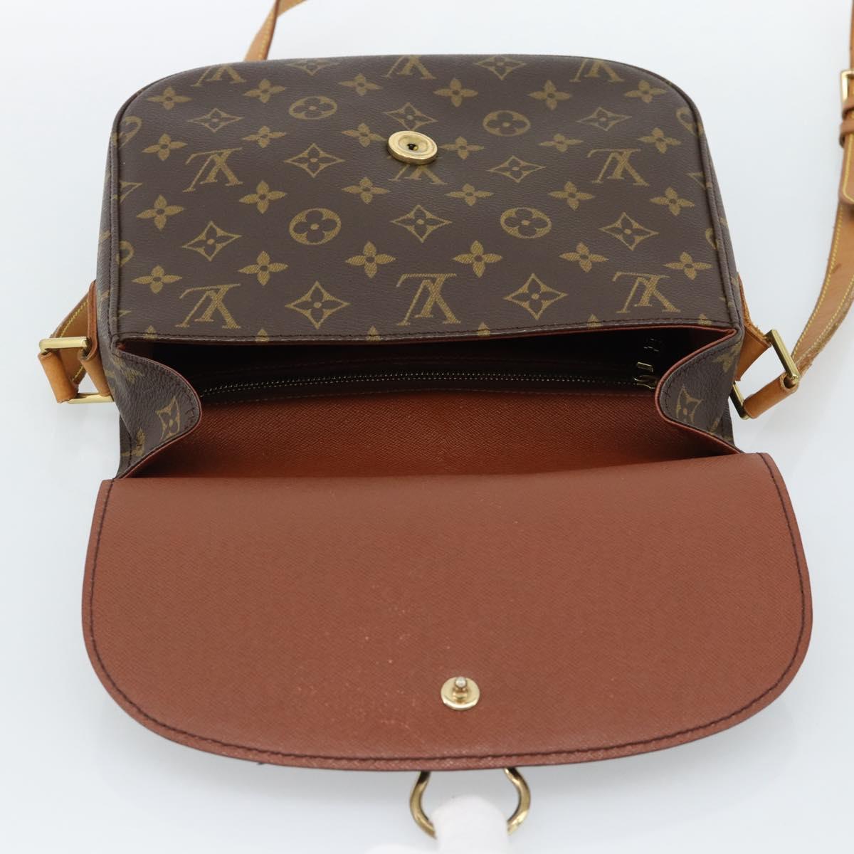 LOUIS VUITTON Monogram Saint Cloud GM Shoulder Bag M51242 LV Auth 185624