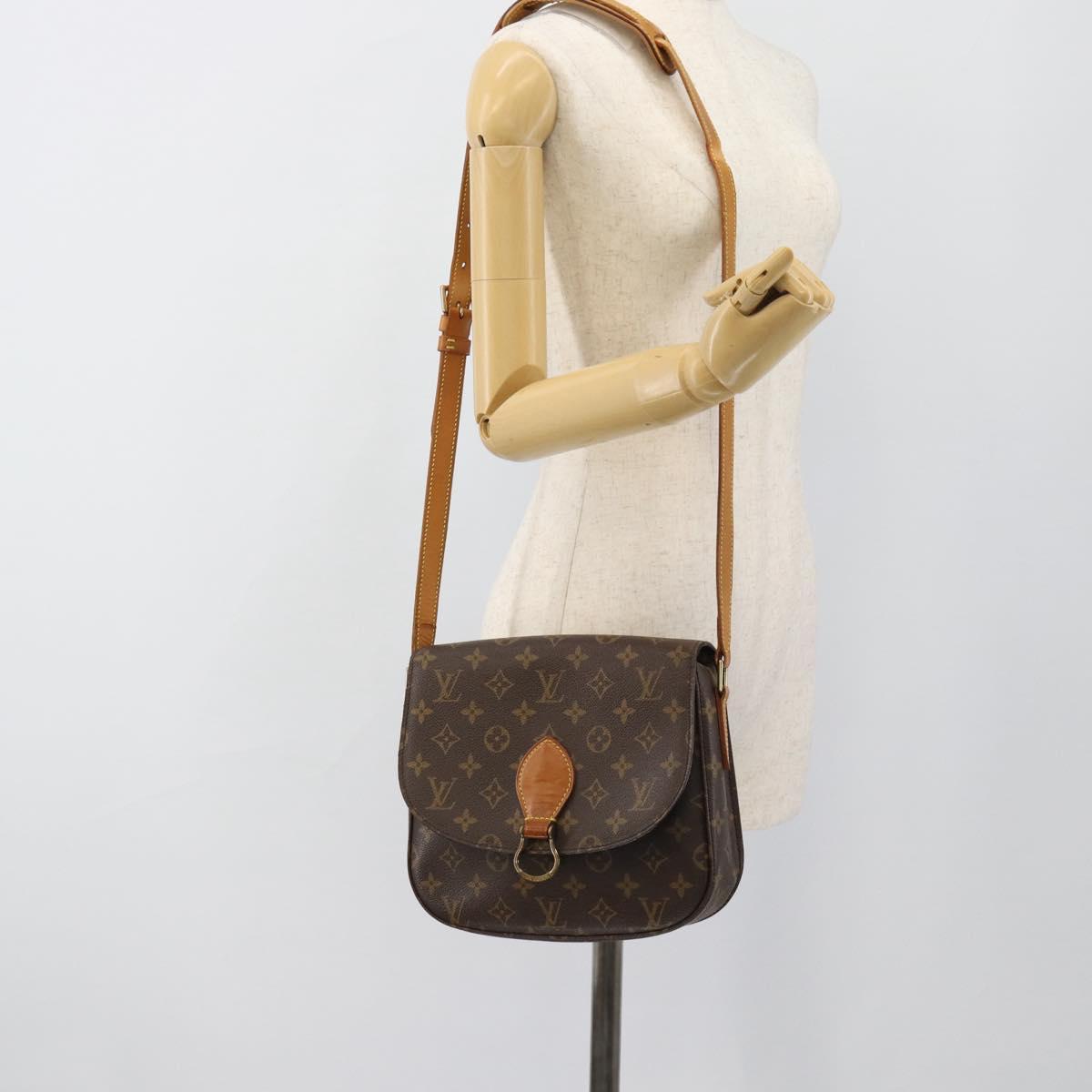 LOUIS VUITTON Monogram Saint Cloud GM Shoulder Bag M51242 LV Auth 185624