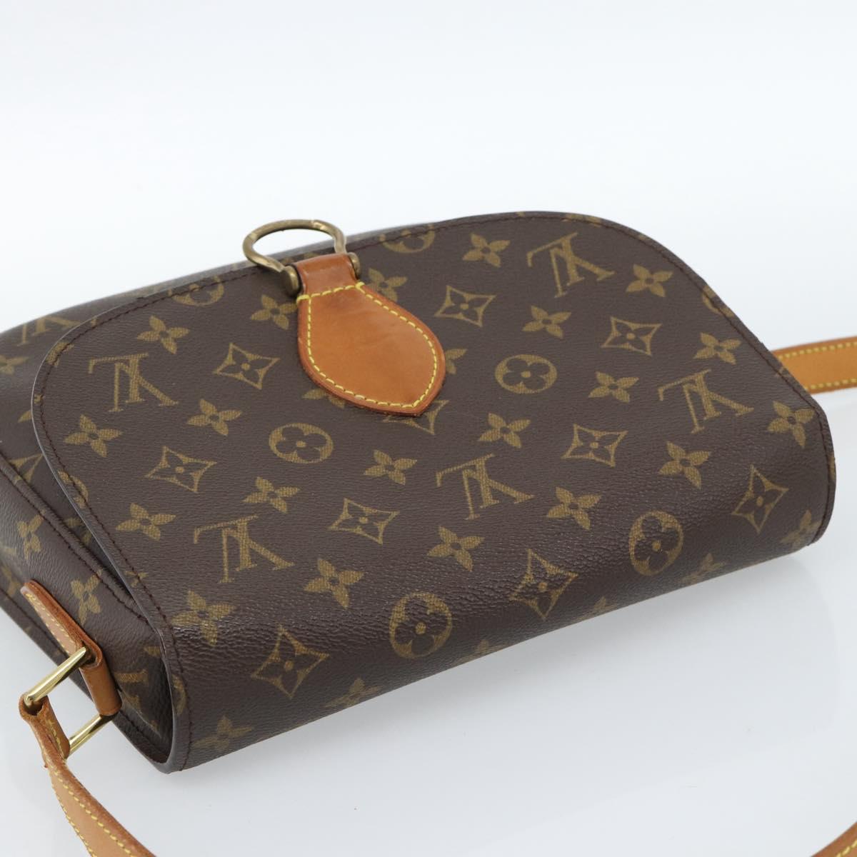LOUIS VUITTON Monogram Saint Cloud GM Shoulder Bag M51242 LV Auth 185624
