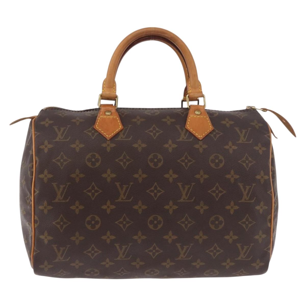 LOUIS VUITTON Monogram Speedy 30 Hand Bag M41526 LV Auth 185625A