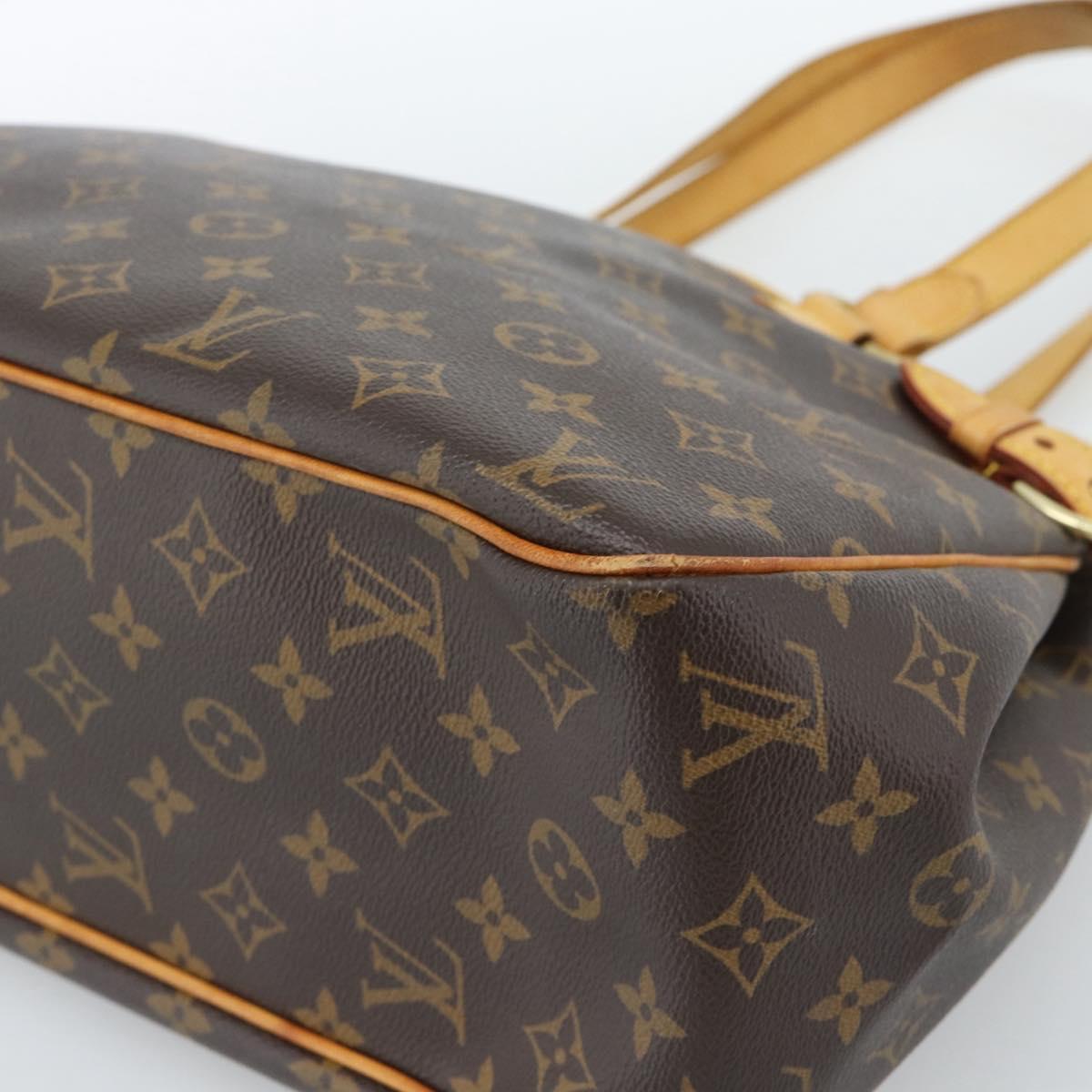 LOUIS VUITTON Monogram Batignolles Horizontal Tote Bag M51154 LV Auth 185632