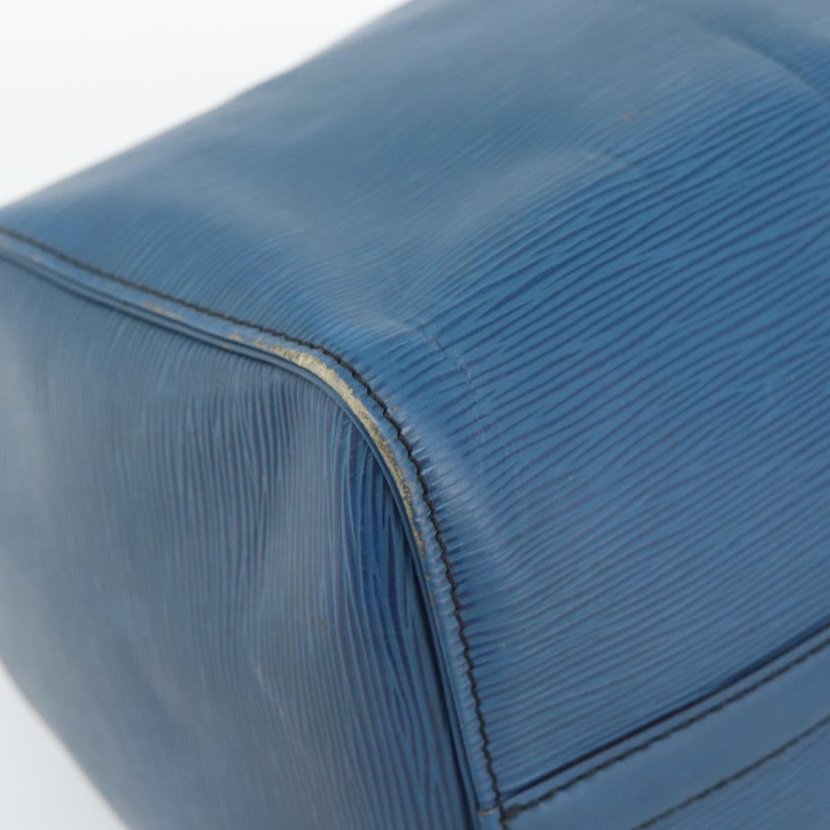 LOUIS VUITTON Epi Speedy 35 Hand Bag Toledo Blue M42995 LV Auth 185633