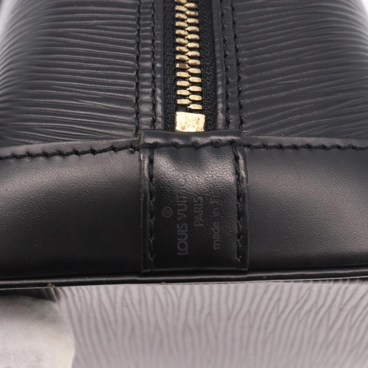 LOUIS VUITTON Epi Alma Hand Bag Noir Black M52142 LV Auth 185634A