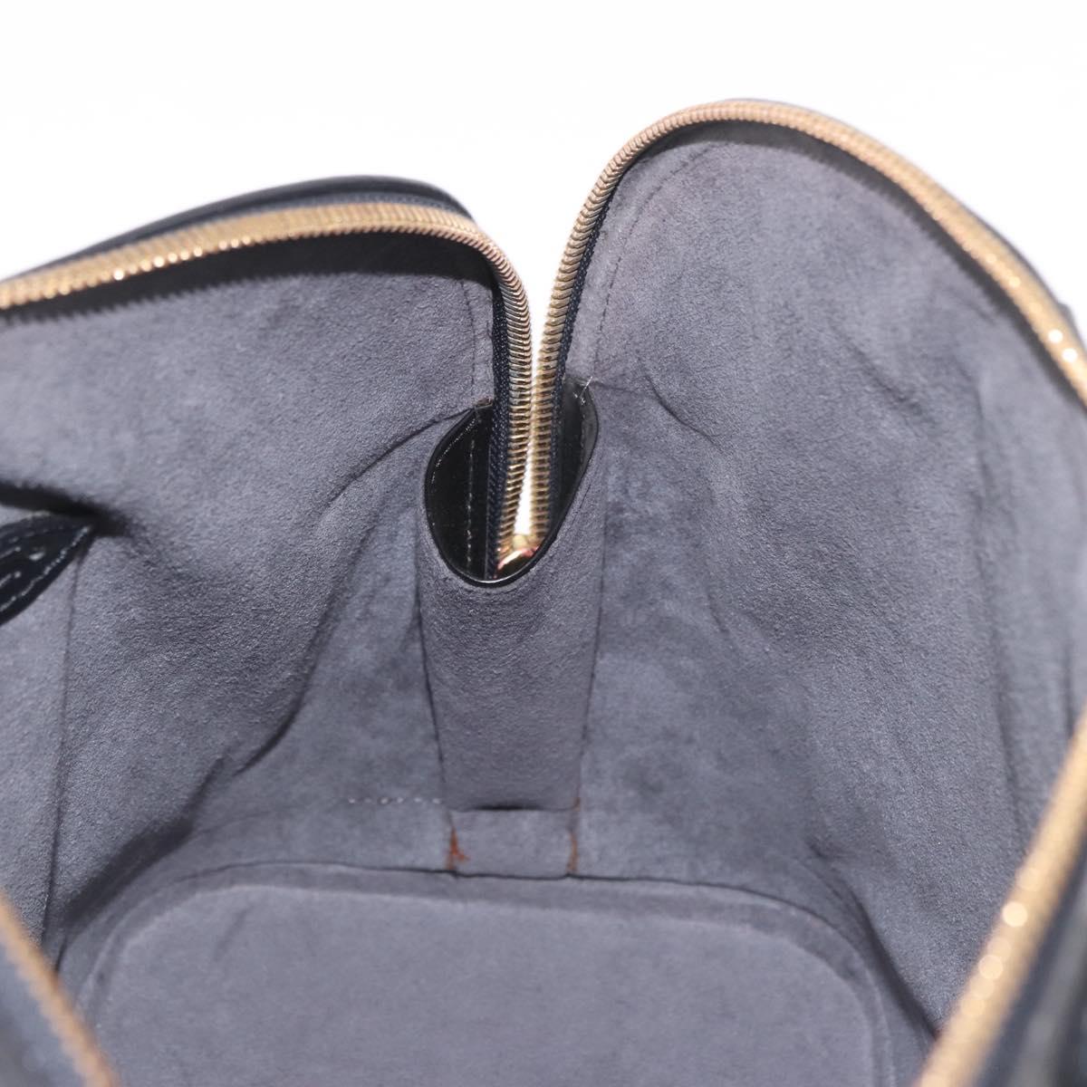 LOUIS VUITTON Epi Alma Hand Bag Noir Black M52142 LV Auth 185634A