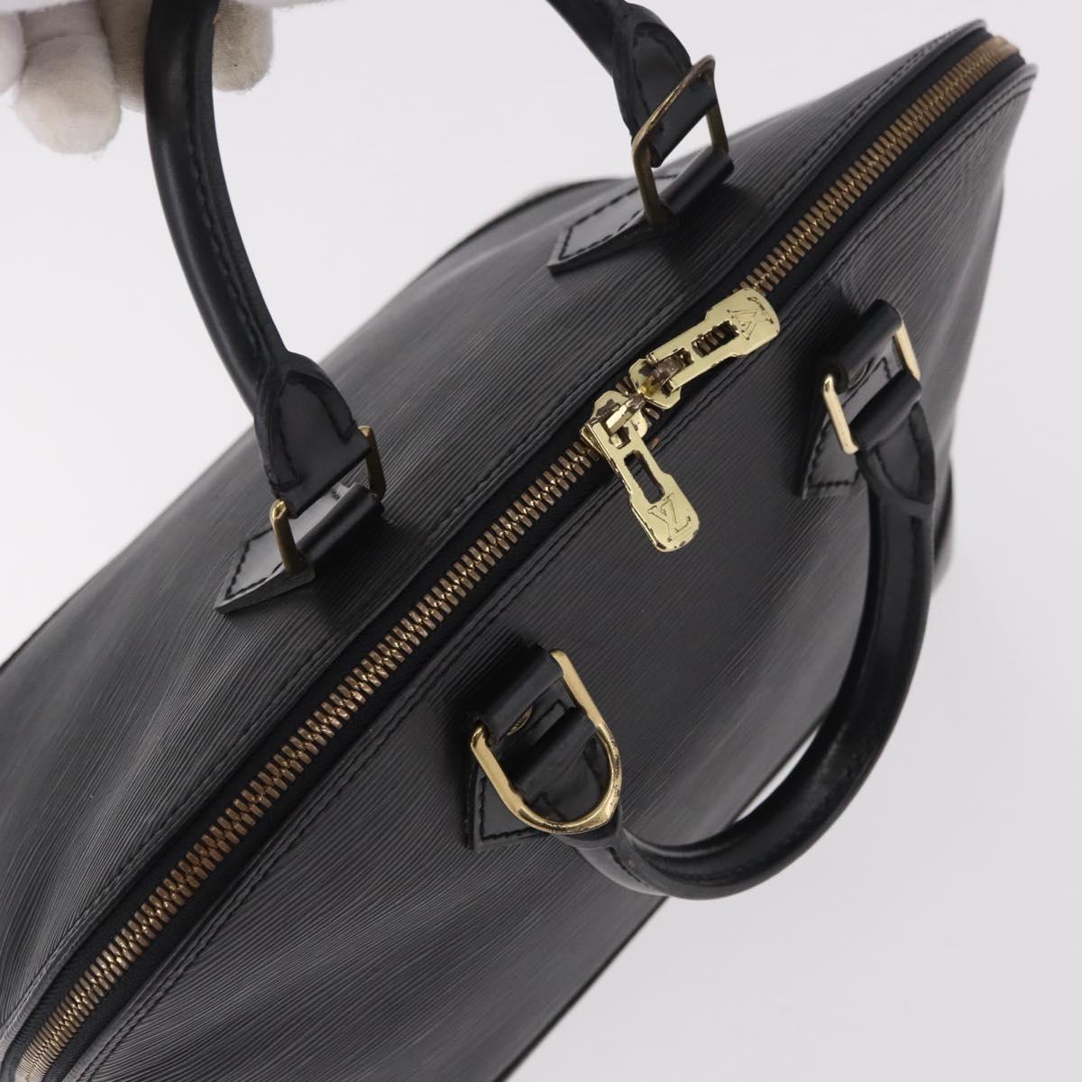 LOUIS VUITTON Epi Alma Hand Bag Noir Black M52142 LV Auth 185634A