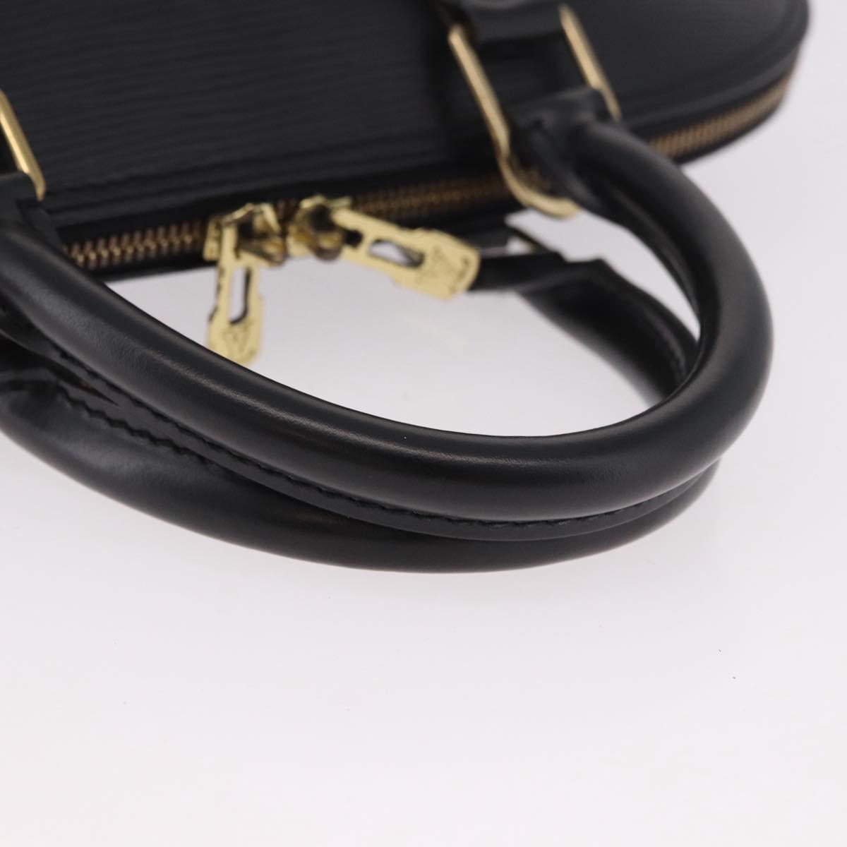LOUIS VUITTON Epi Alma Hand Bag Noir Black M52142 LV Auth 185634A