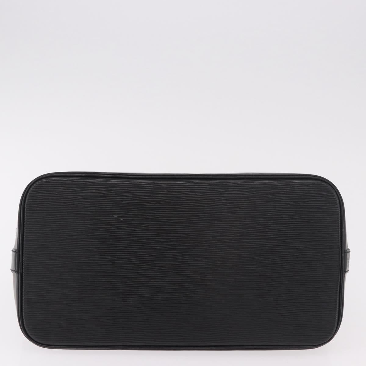 LOUIS VUITTON Epi Alma Hand Bag Noir Black M52142 LV Auth 185634A