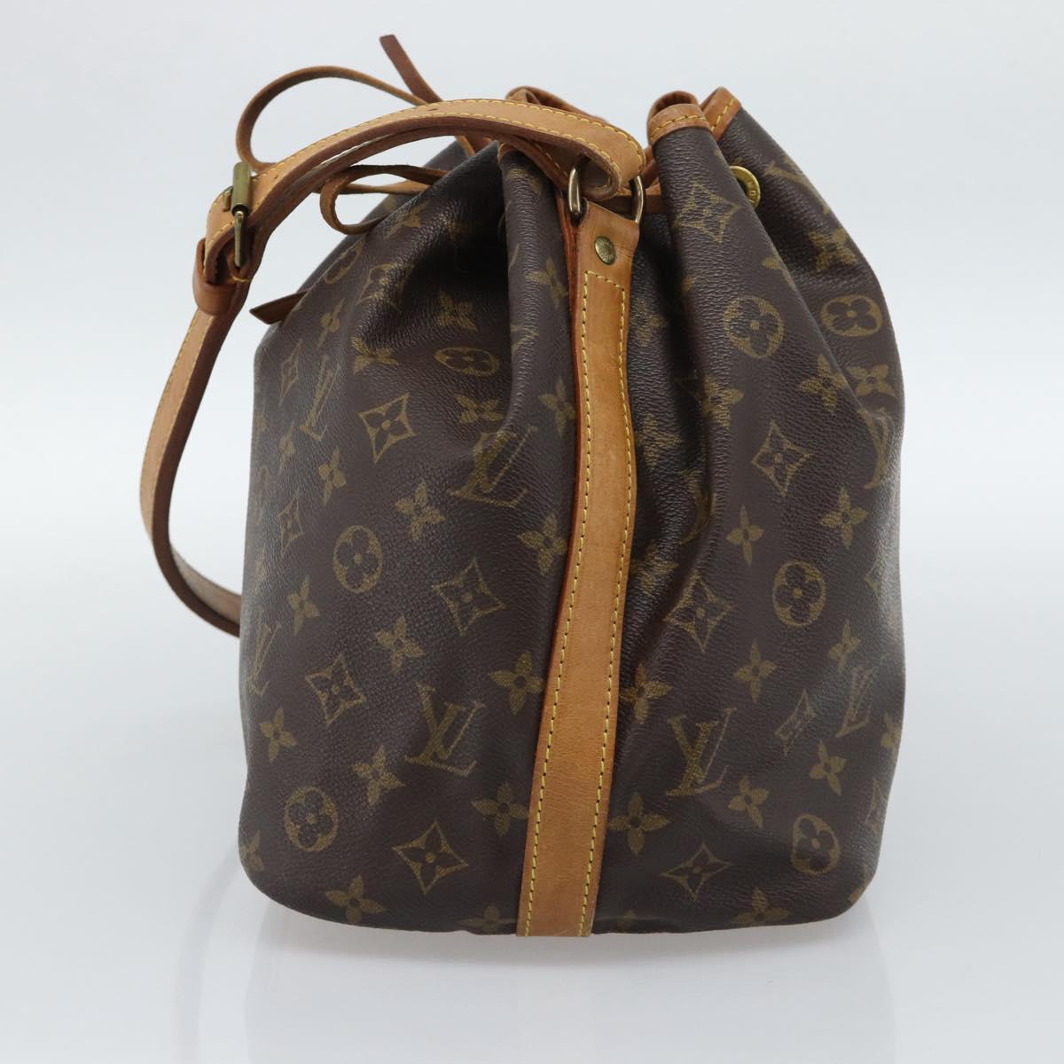 LOUIS VUITTON Monogram Petit Noe Shoulder Bag M42226 LV Auth 185637