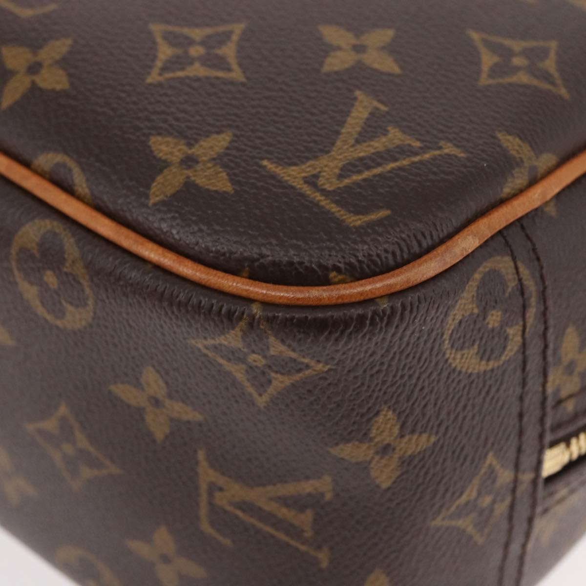 LOUIS VUITTON Monogram Trouville Hand Bag M42228 LV Auth 185638A