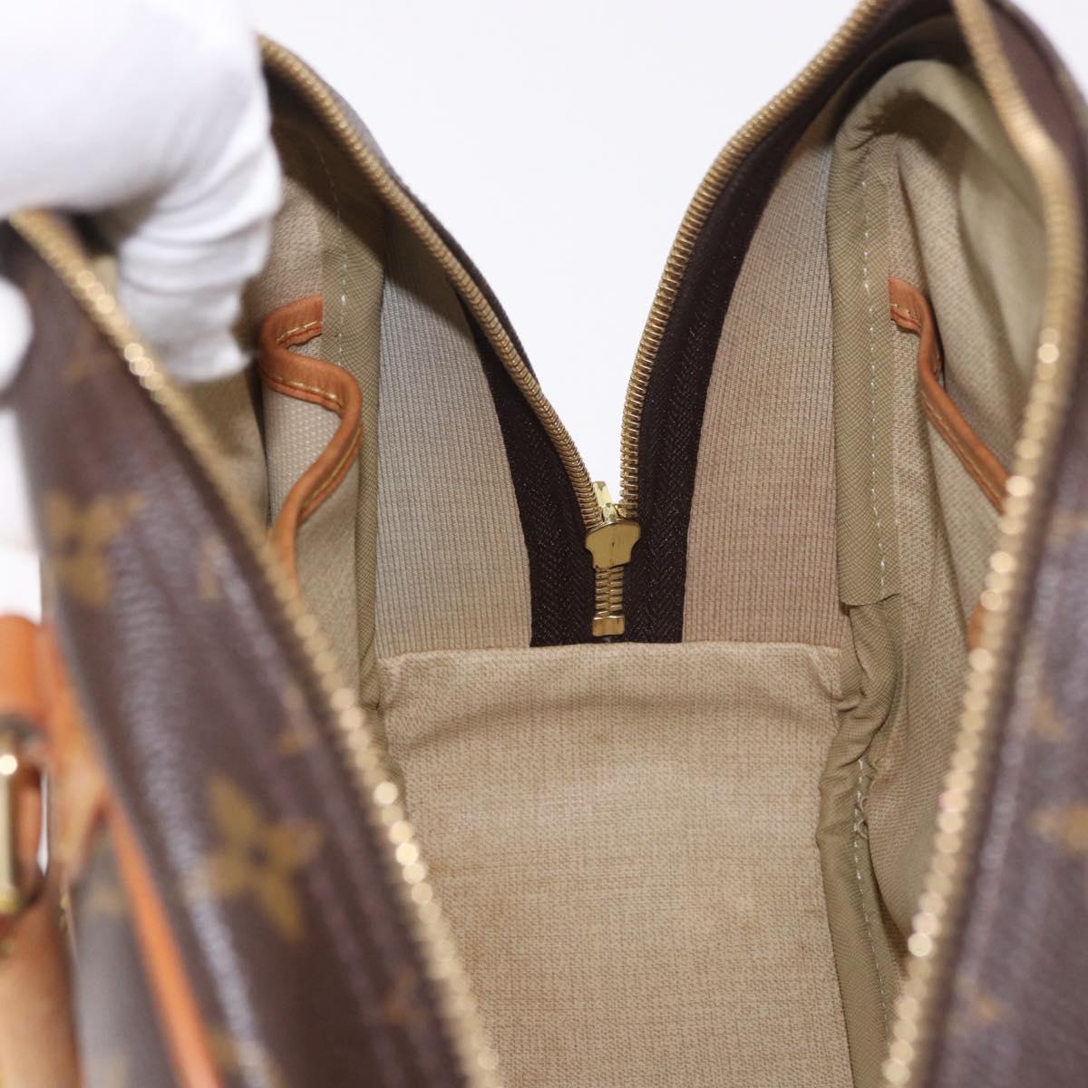 LOUIS VUITTON Monogram Trouville Hand Bag M42228 LV Auth 185638A