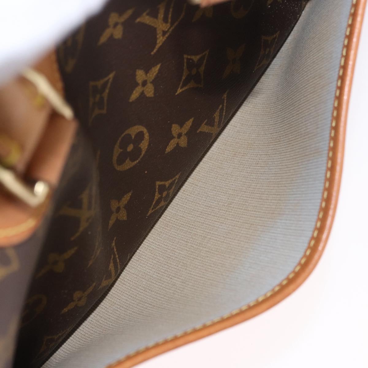 LOUIS VUITTON Monogram Trouville Hand Bag M42228 LV Auth 185638A