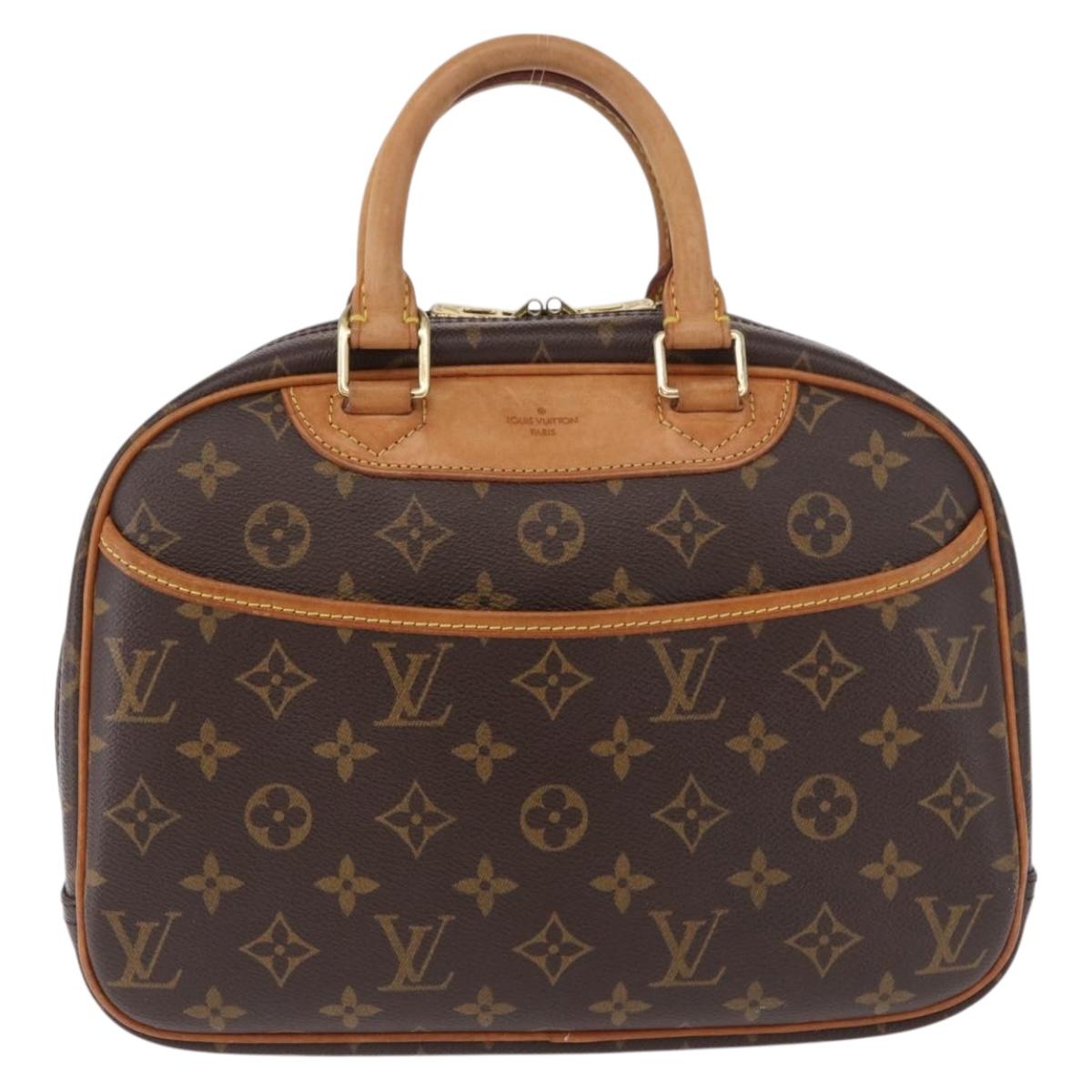 LOUIS VUITTON Monogram Trouville Hand Bag M42228 LV Auth 185638A