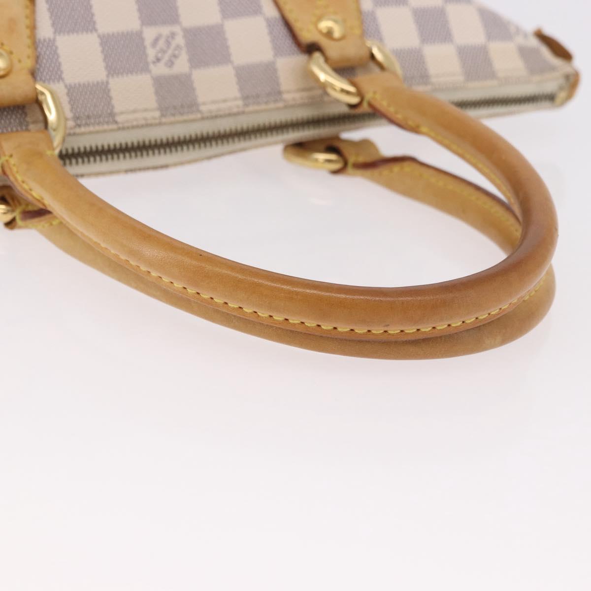 LOUIS VUITTON Damier Azur Saleya PM Tote Bag N51186 LV Auth 185655