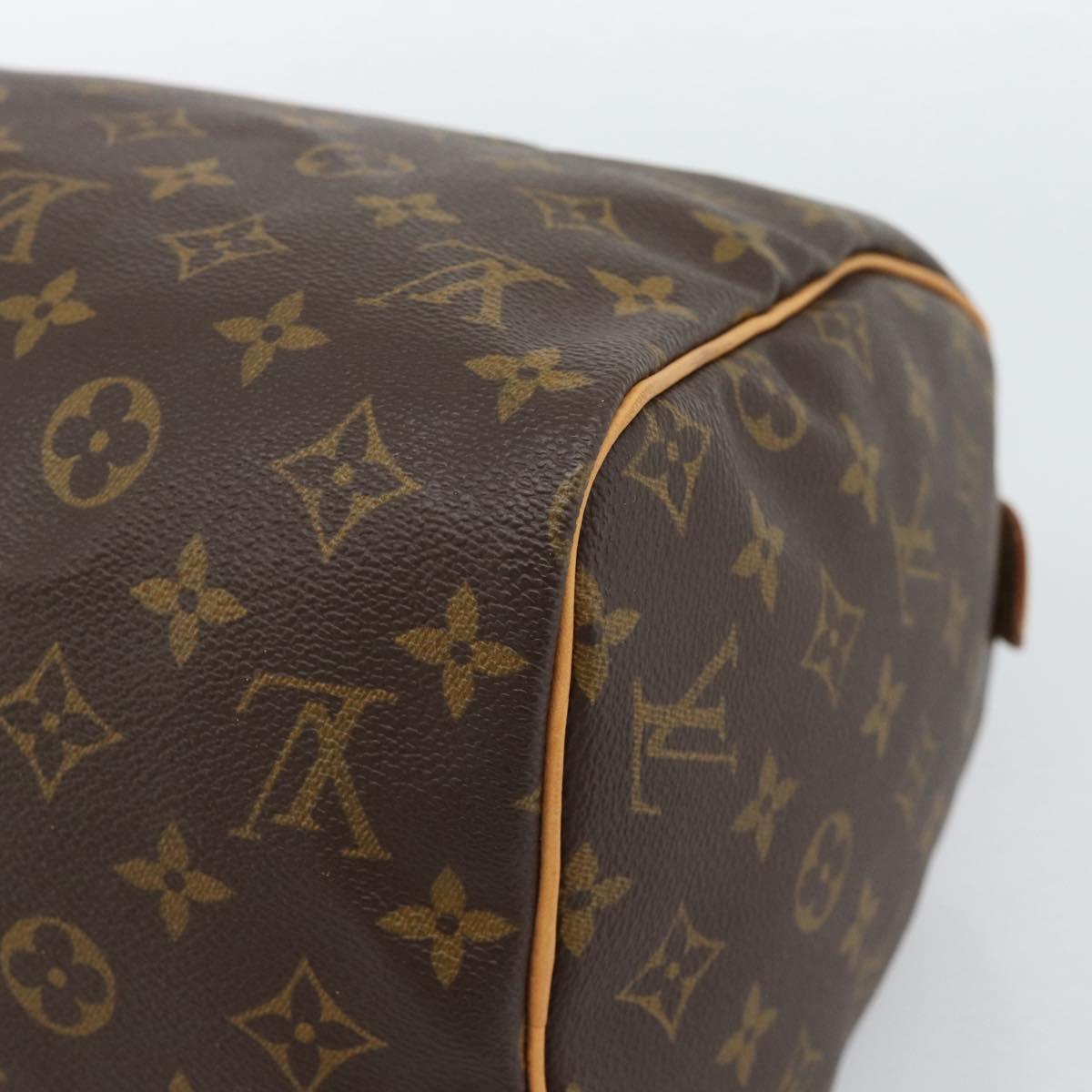 LOUIS VUITTON Monogram Speedy 30 Hand Bag M41526 LV Auth 185656SAV