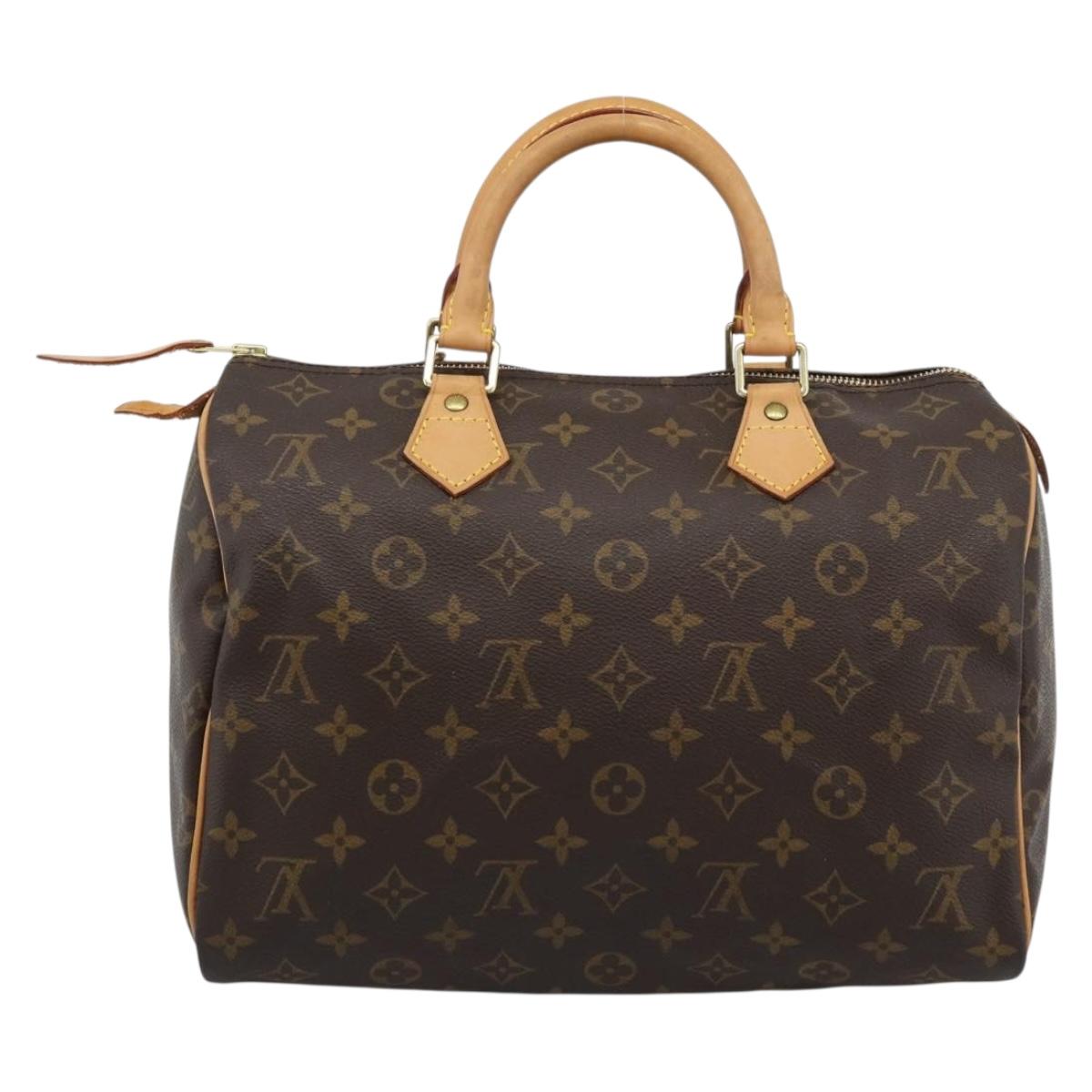 LOUIS VUITTON Monogram Speedy 30 Hand Bag M41526 LV Auth 185656SAV