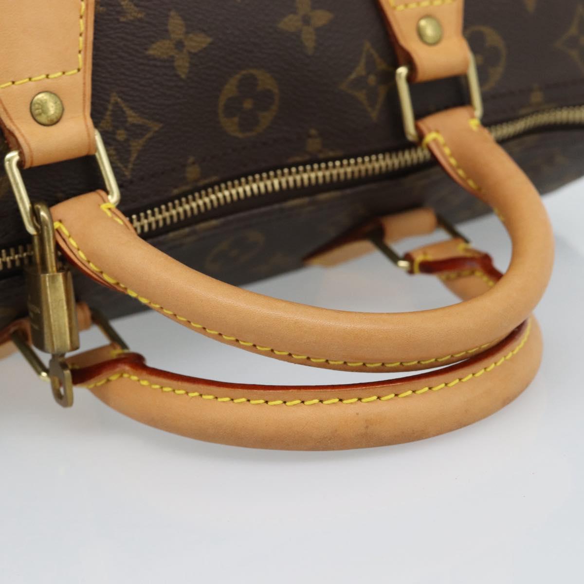 LOUIS VUITTON Monogram Speedy 30 Hand Bag M41526 LV Auth 185656SAV
