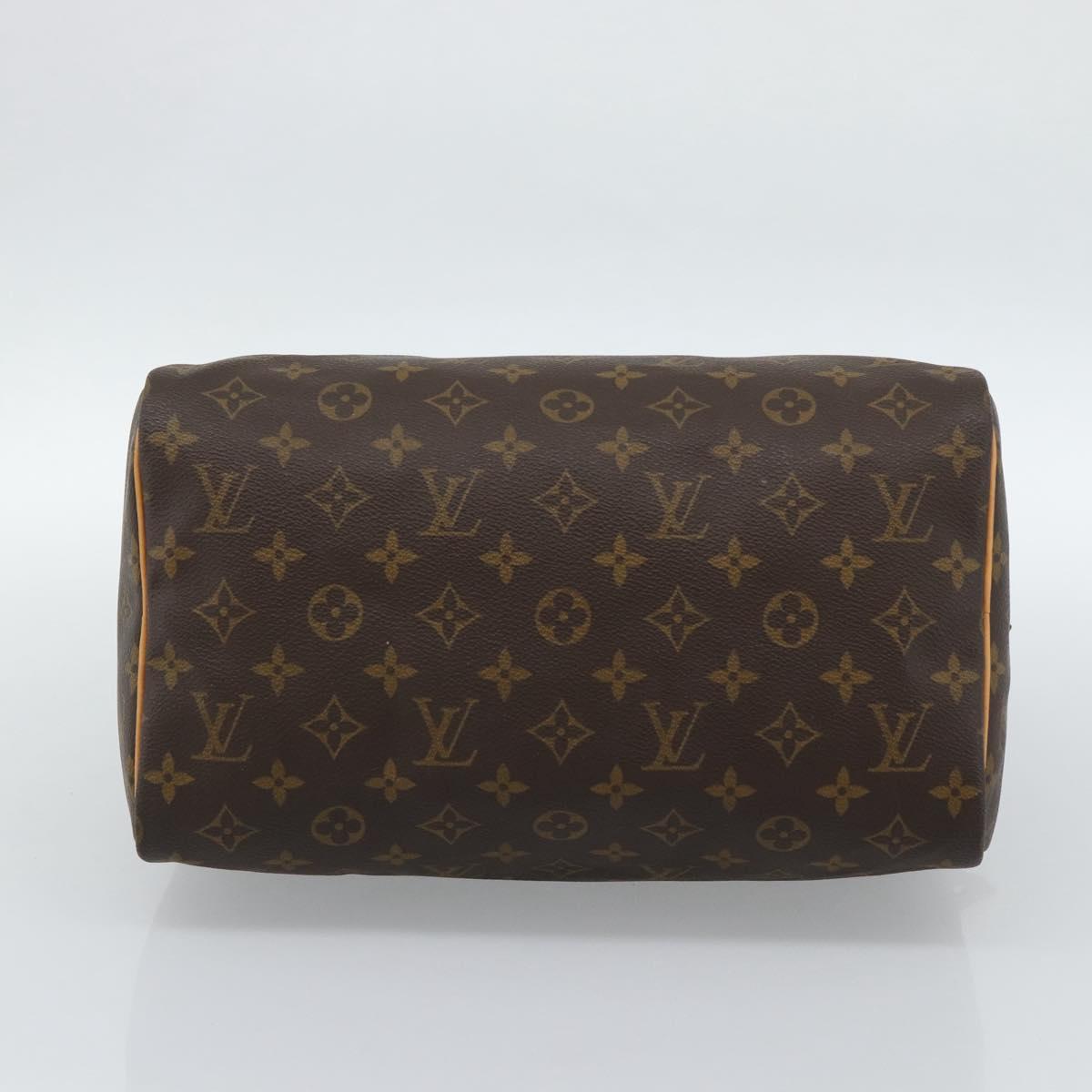 LOUIS VUITTON Monogram Speedy 30 Hand Bag M41526 LV Auth 185656SAV
