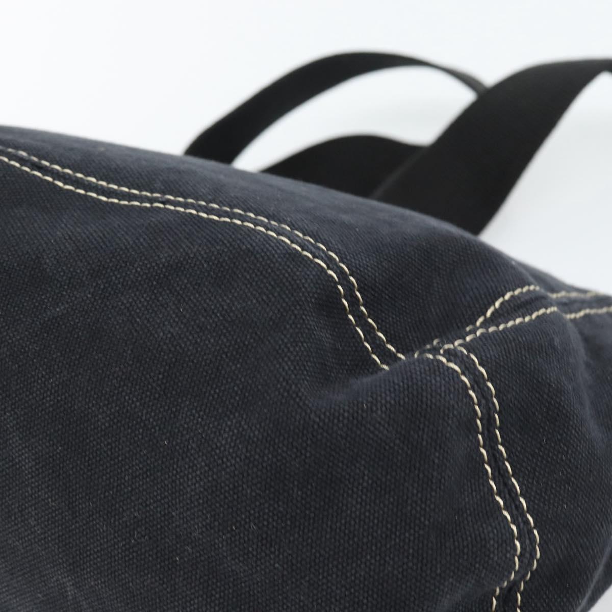 Vivienne Westwood Shoulder Bag Canvas Black Gold Auth 185669A