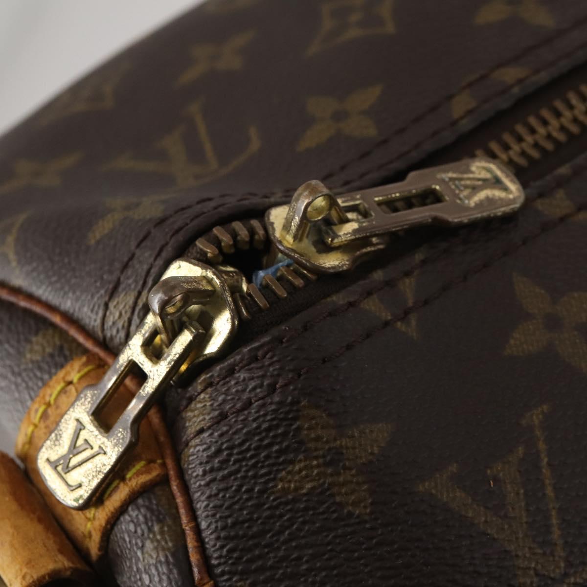 LOUIS VUITTON Monogram Keepall Bandouliere 55 Boston Bag M41414 LV Auth 185696