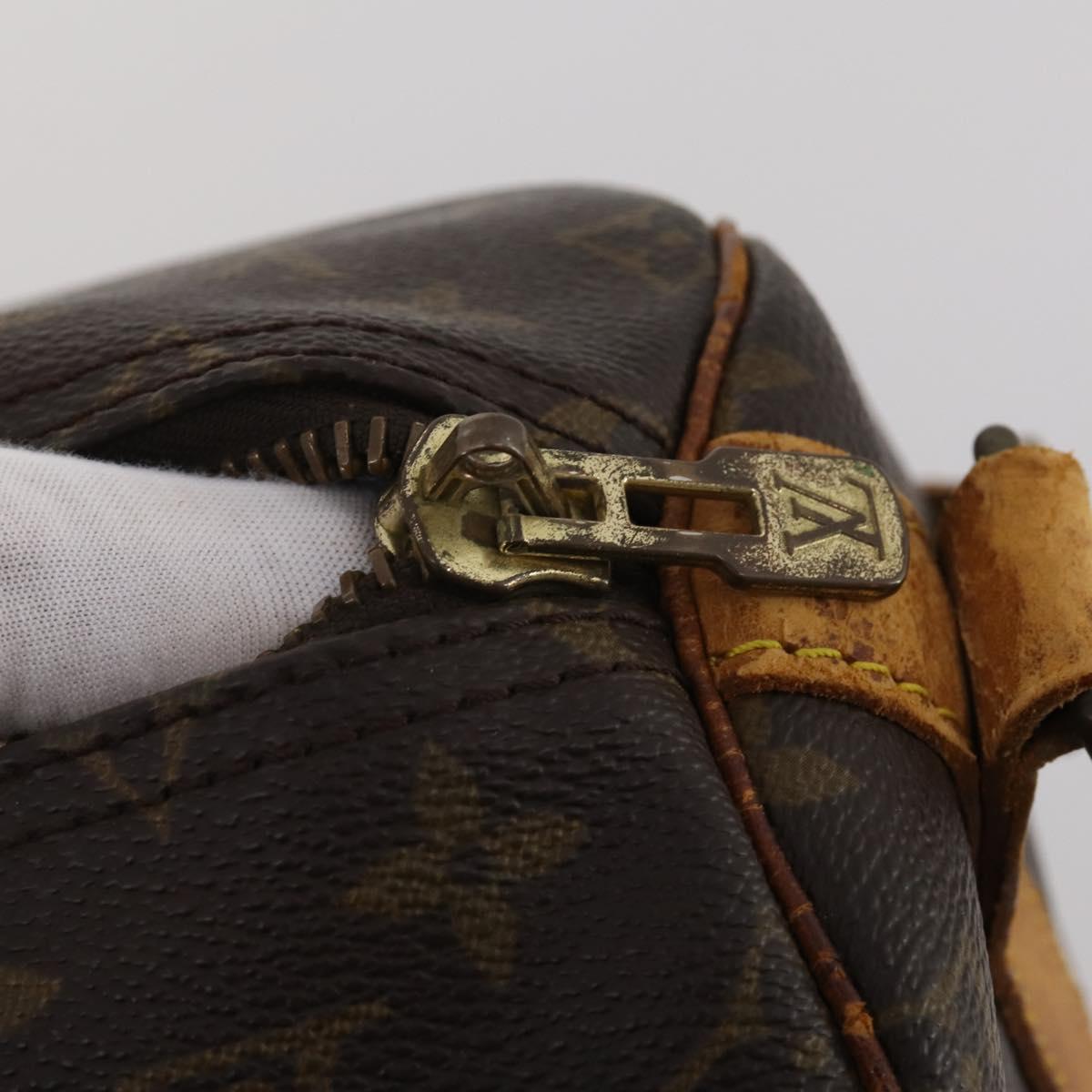 LOUIS VUITTON Monogram Keepall Bandouliere 55 Boston Bag M41414 LV Auth 185696