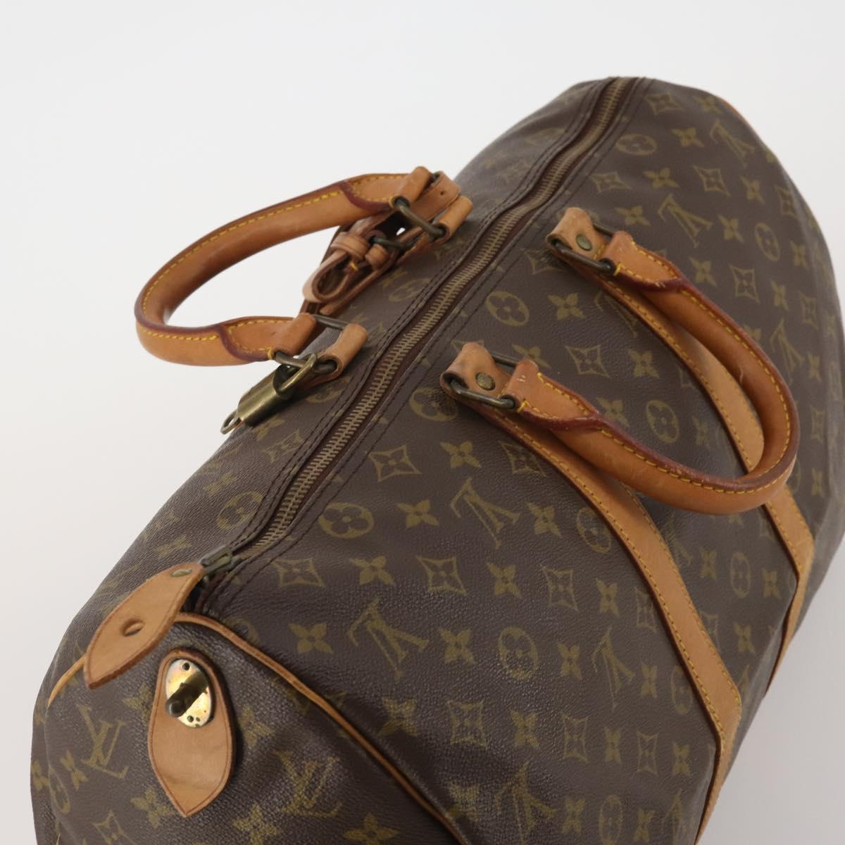 LOUIS VUITTON Monogram Keepall 45 Boston Bag M41428 LV Auth 185697A