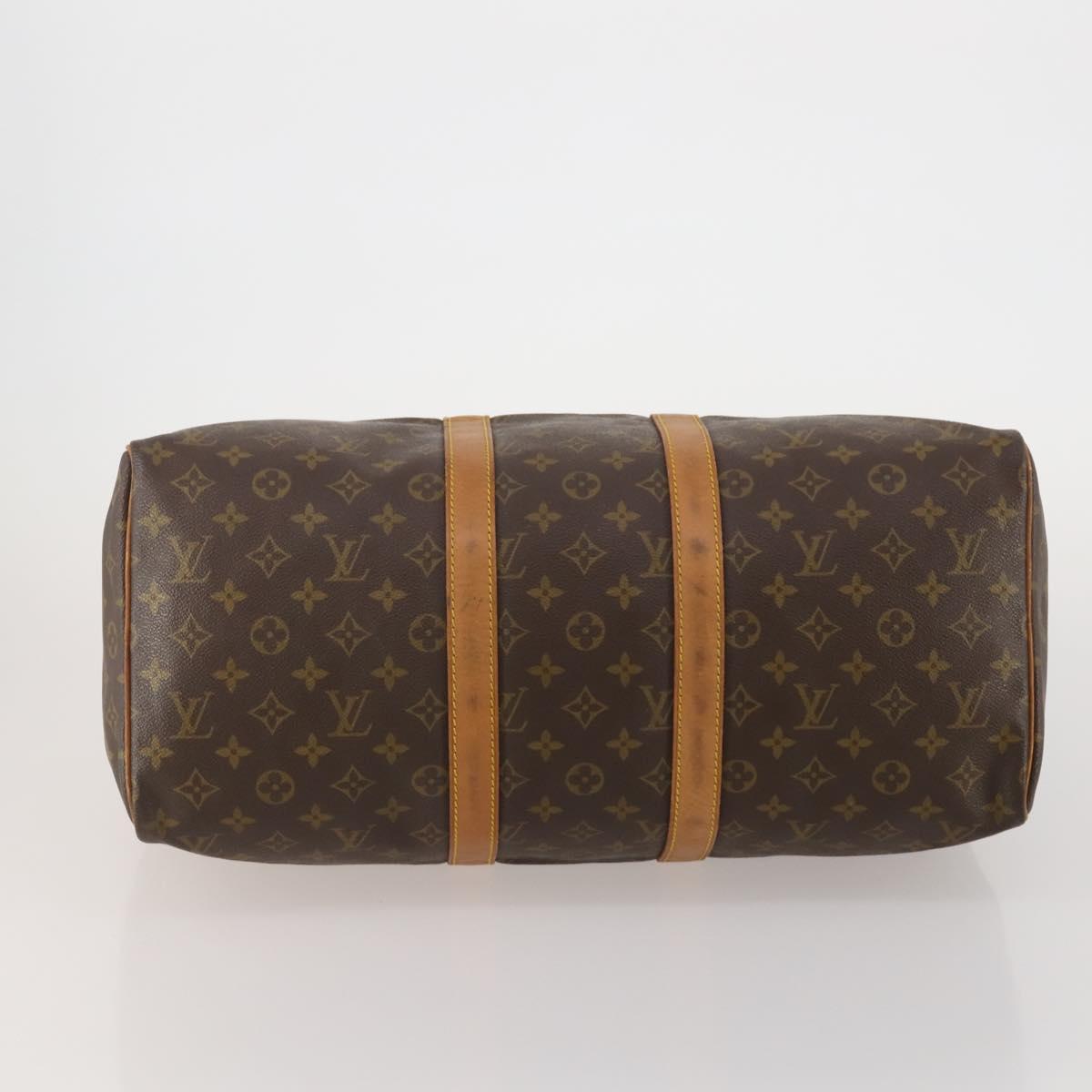 LOUIS VUITTON Monogram Keepall 45 Boston Bag M41428 LV Auth 185697A