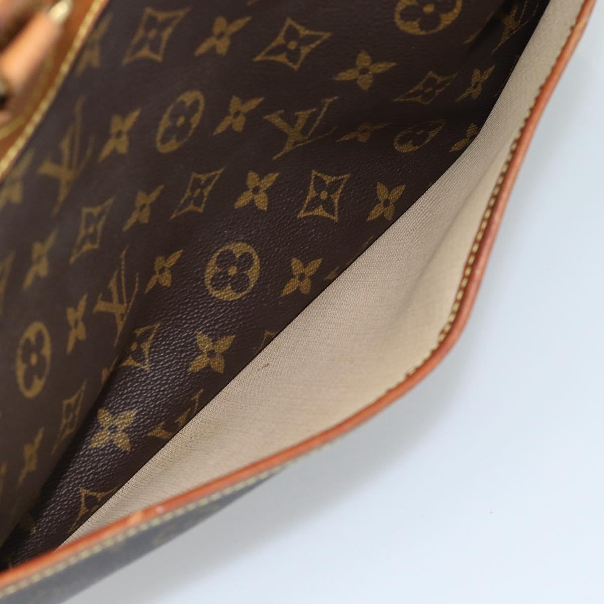 LOUIS VUITTON Monogram Deauville Hand Bag M47270 LV Auth 185699