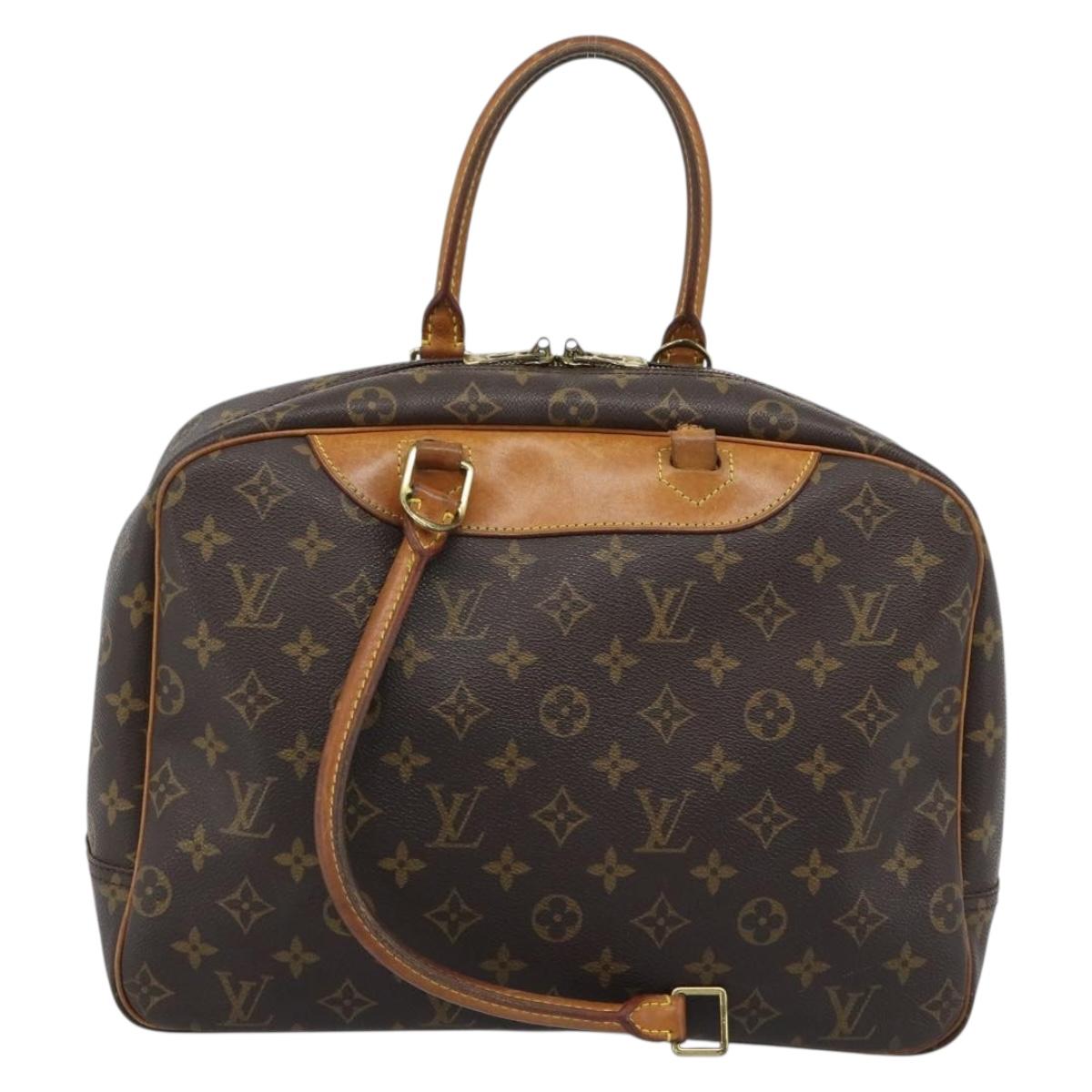 LOUIS VUITTON Monogram Deauville Hand Bag M47270 LV Auth 185699