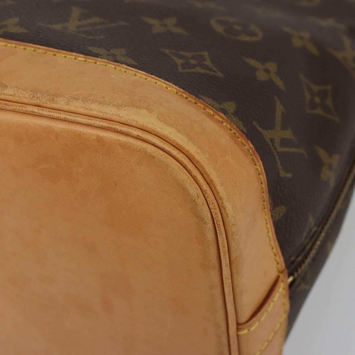 LOUIS VUITTON Monogram Alma Hand Bag M51130 LV Auth 185700A