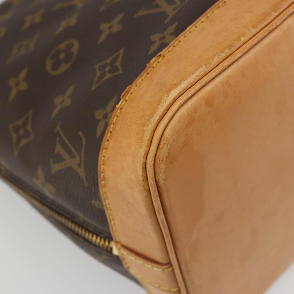 LOUIS VUITTON Monogram Alma Hand Bag M51130 LV Auth 185700A