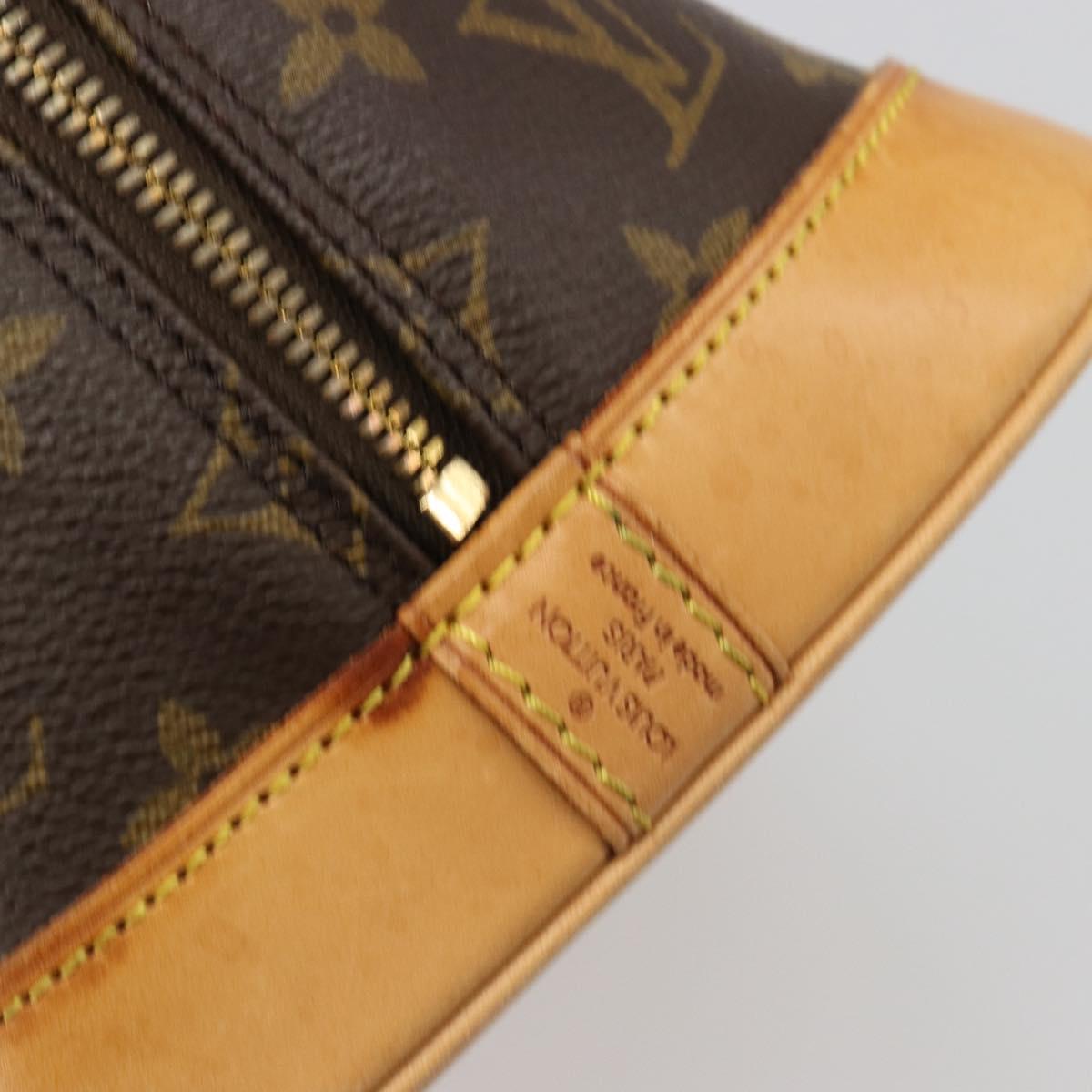 LOUIS VUITTON Monogram Alma Hand Bag M51130 LV Auth 185700A