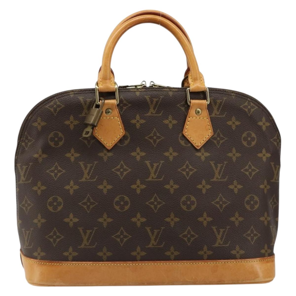 LOUIS VUITTON Monogram Alma Hand Bag M51130 LV Auth 185700A