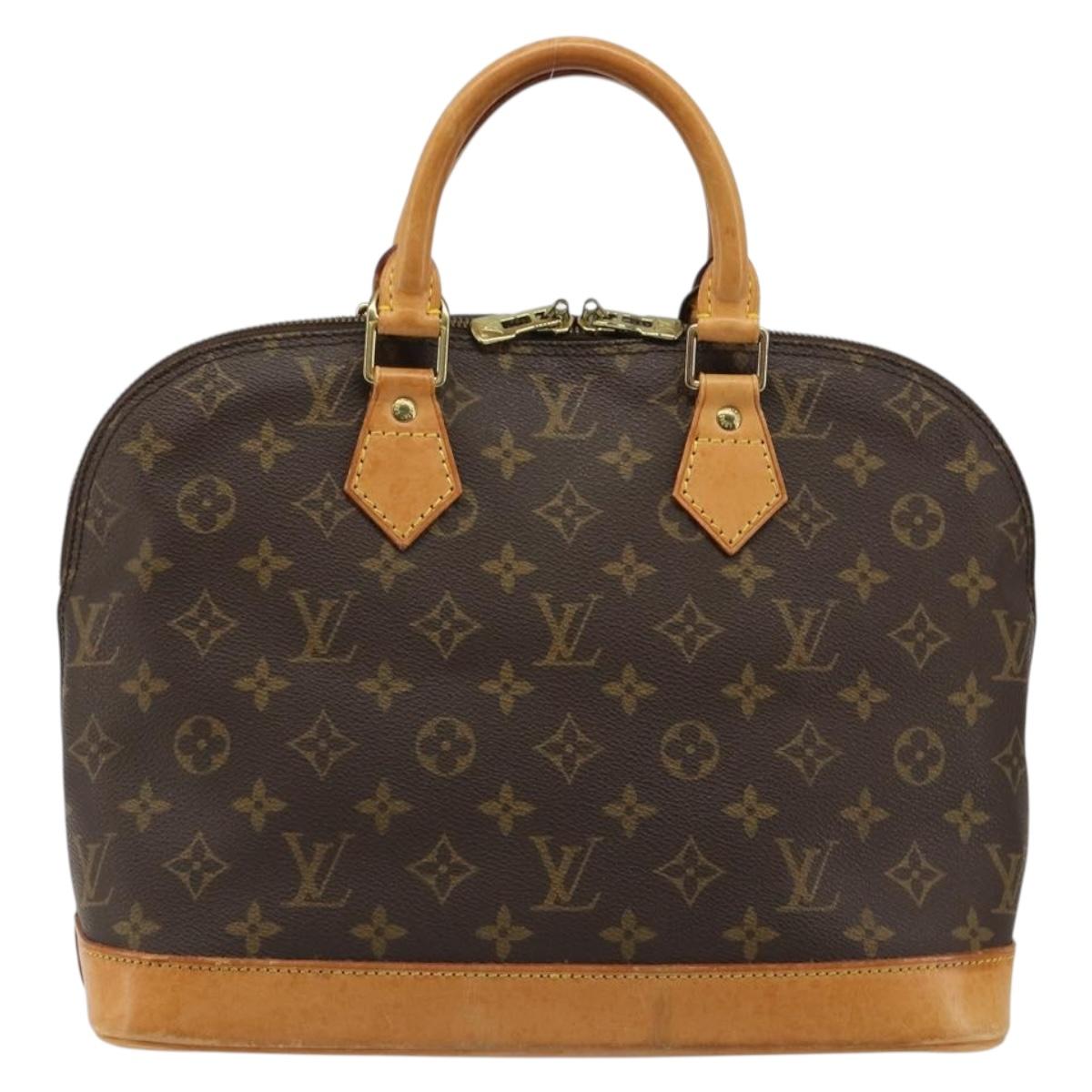 LOUIS VUITTON Monogram Alma Hand Bag M51130 LV Auth 185700A