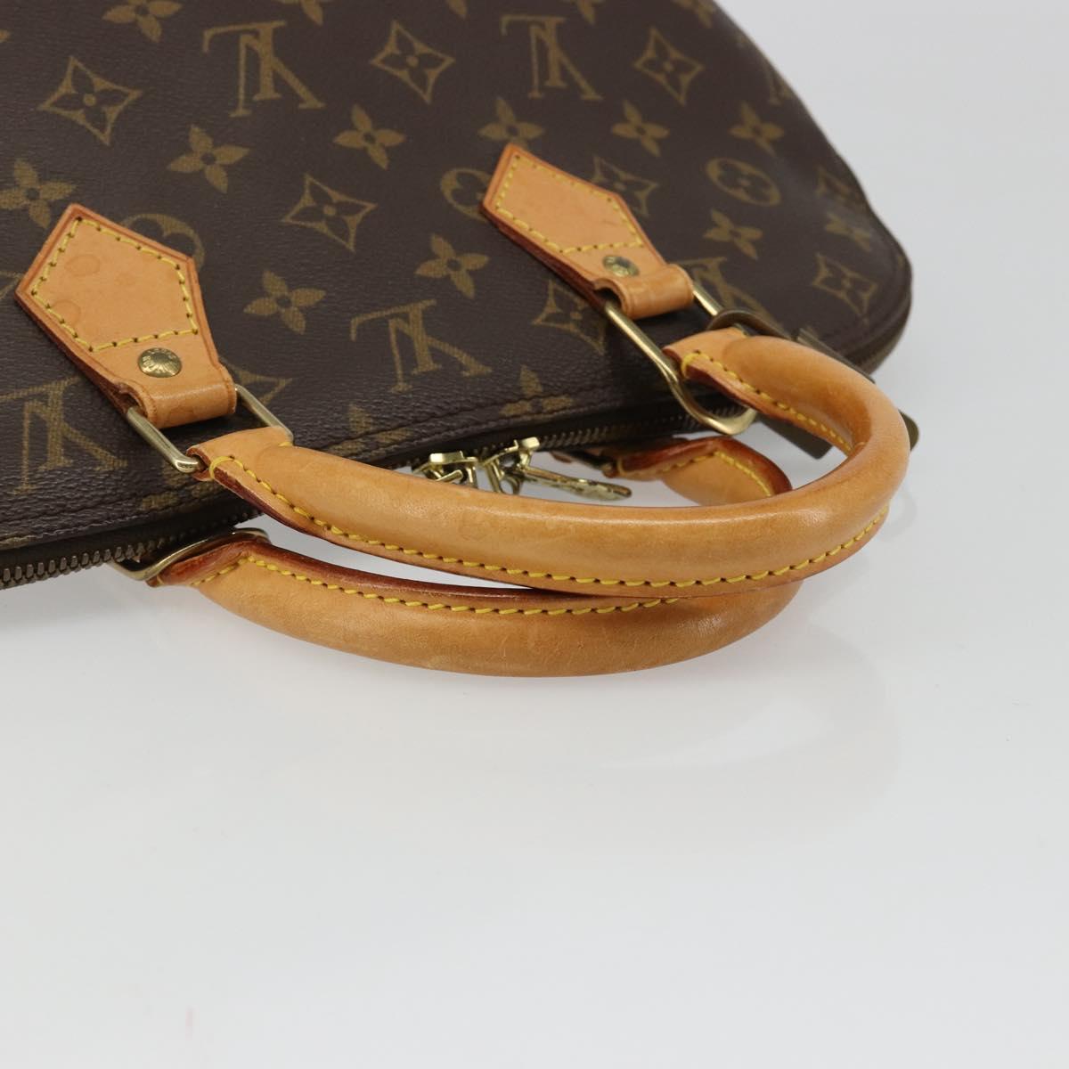 LOUIS VUITTON Monogram Alma Hand Bag M51130 LV Auth 185700A