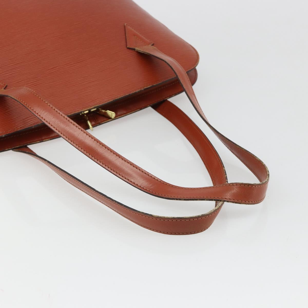 LOUIS VUITTON Epi Lussac Shoulder Bag Brown M52283 LV Auth 185704