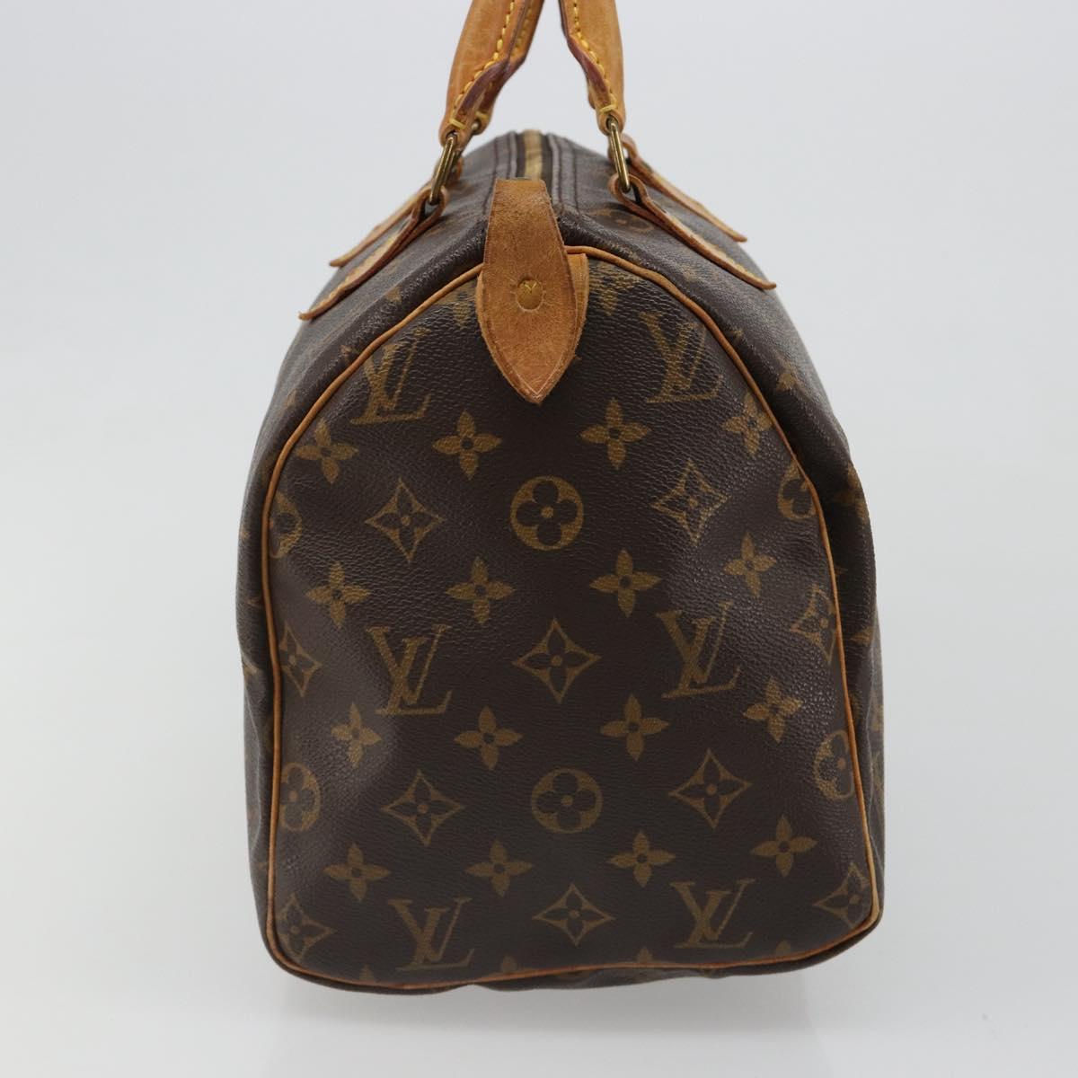 LOUIS VUITTON Monogram Speedy 30 Hand Bag M41526 LV Auth 185705A