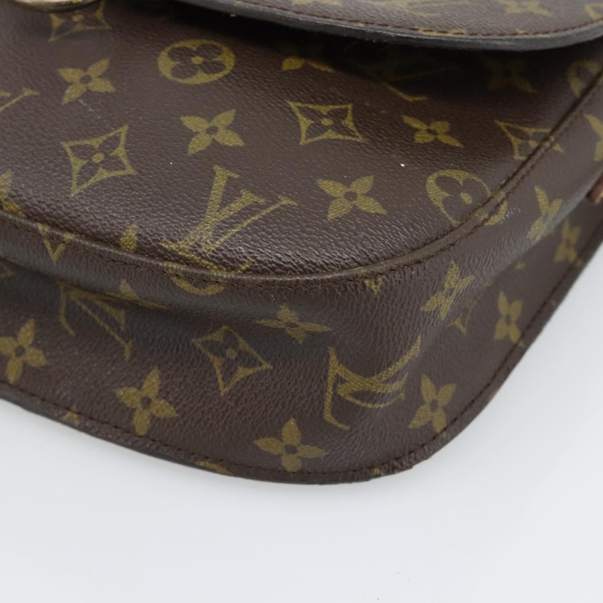 LOUIS VUITTON Monogram Saint Cloud GM Shoulder Bag M51242 LV Auth 185707