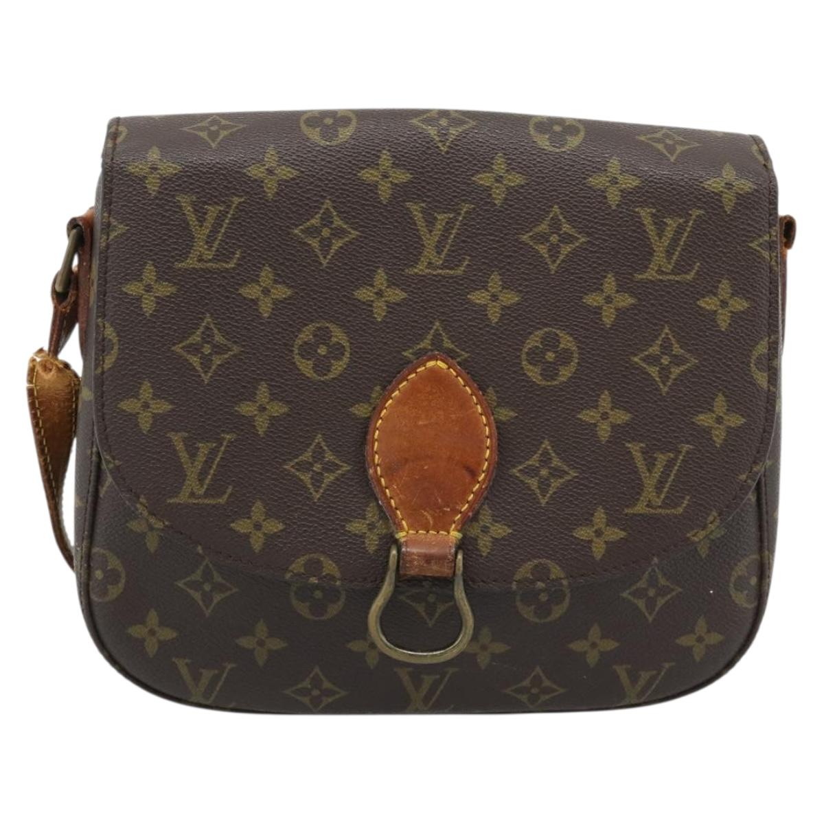 LOUIS VUITTON Monogram Saint Cloud GM Shoulder Bag M51242 LV Auth 185707