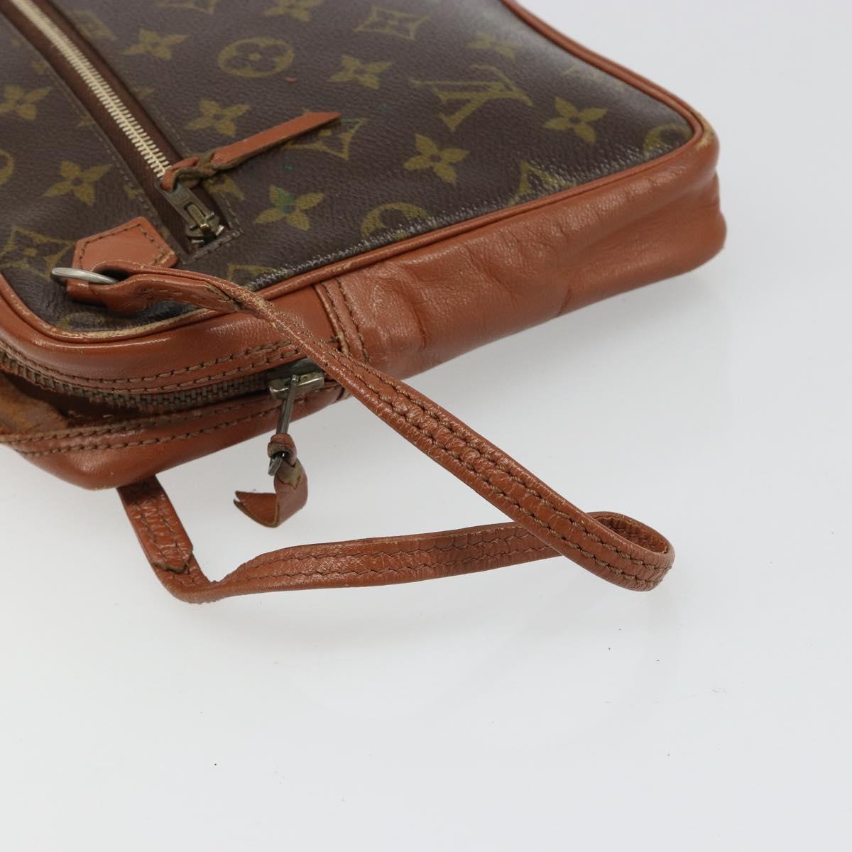 LOUIS VUITTON Monogram Pochette Sports Clutch Bag N0.183 LV Auth 185708