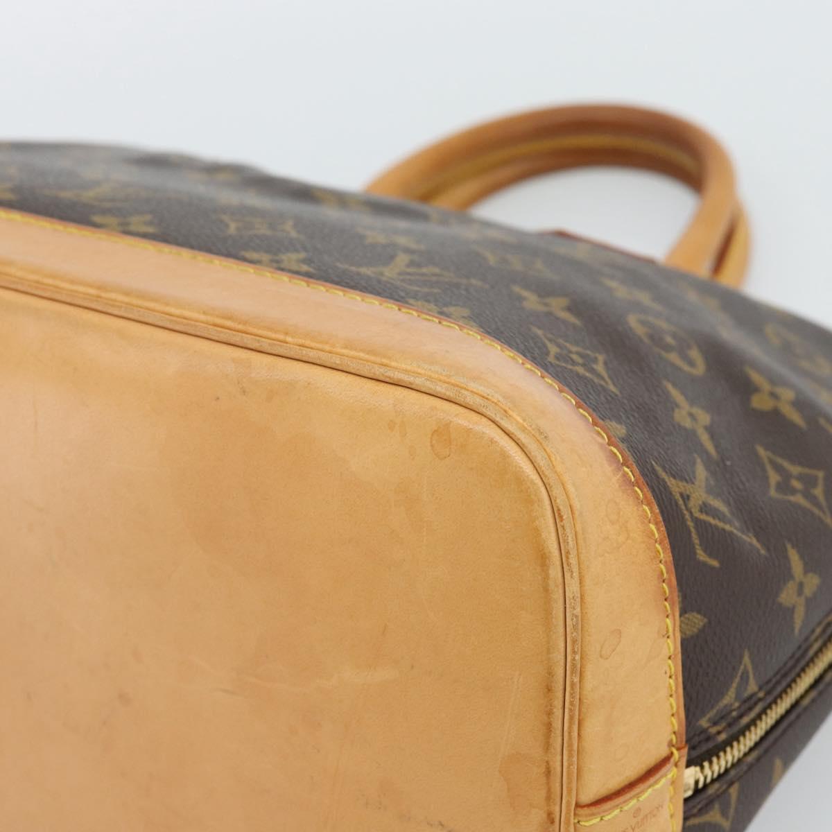 LOUIS VUITTON Monogram Alma Hand Bag M51130 LV Auth 185712A