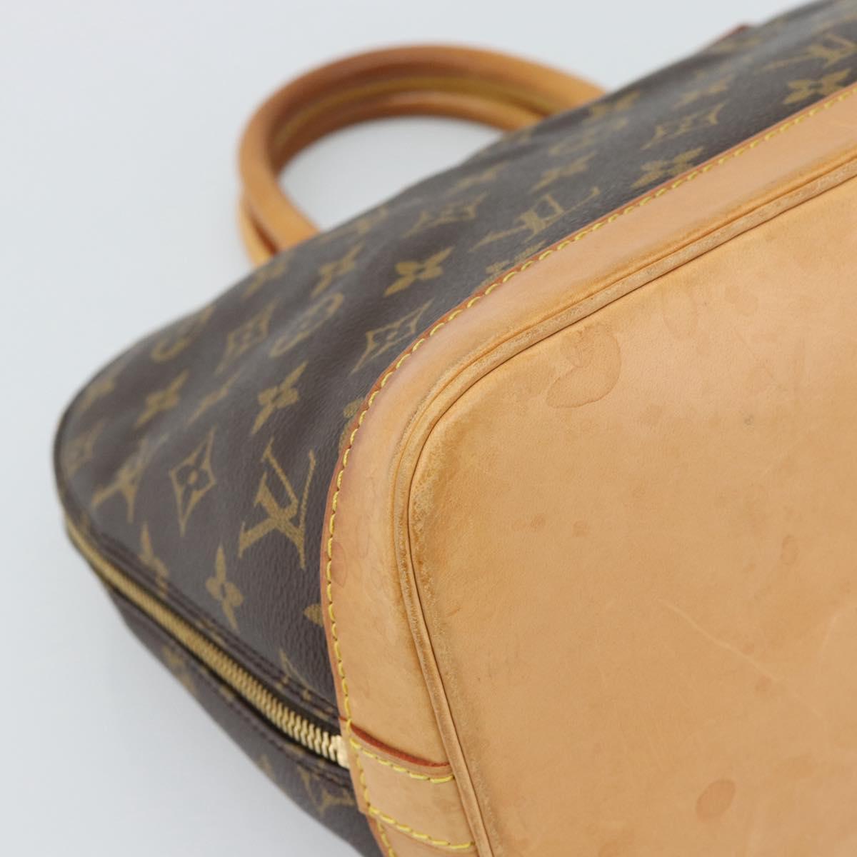 LOUIS VUITTON Monogram Alma Hand Bag M51130 LV Auth 185712A